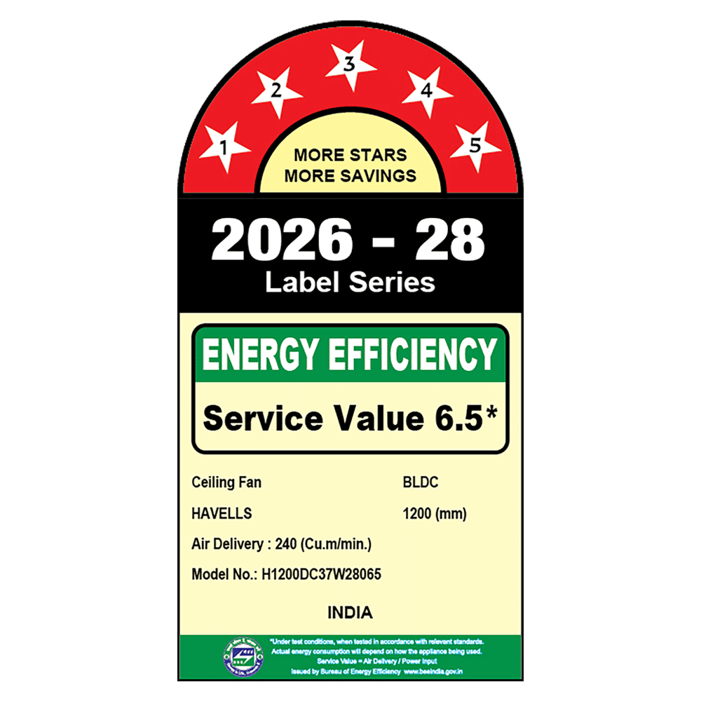 HAVELLS Stealth BLDC 5 Star 1200mm 3 Blade Permanent Magnet Motor Ceiling Fan with Remote (Aerodynamic Blades, Brown) HAVELLS Stealth BLDC 5 Star 1200mm 3 Blade Permanent Magnet Motor Ceiling Fan with Remote (Aerodynamic Blades, Brown)_4