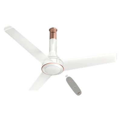 HAVELLS Crista BLDC 5 Star 1200mm 3 Blade Permanent Magnet Motor Ceiling Fan with Remote (Aerodynamic Winglet Blades, White)