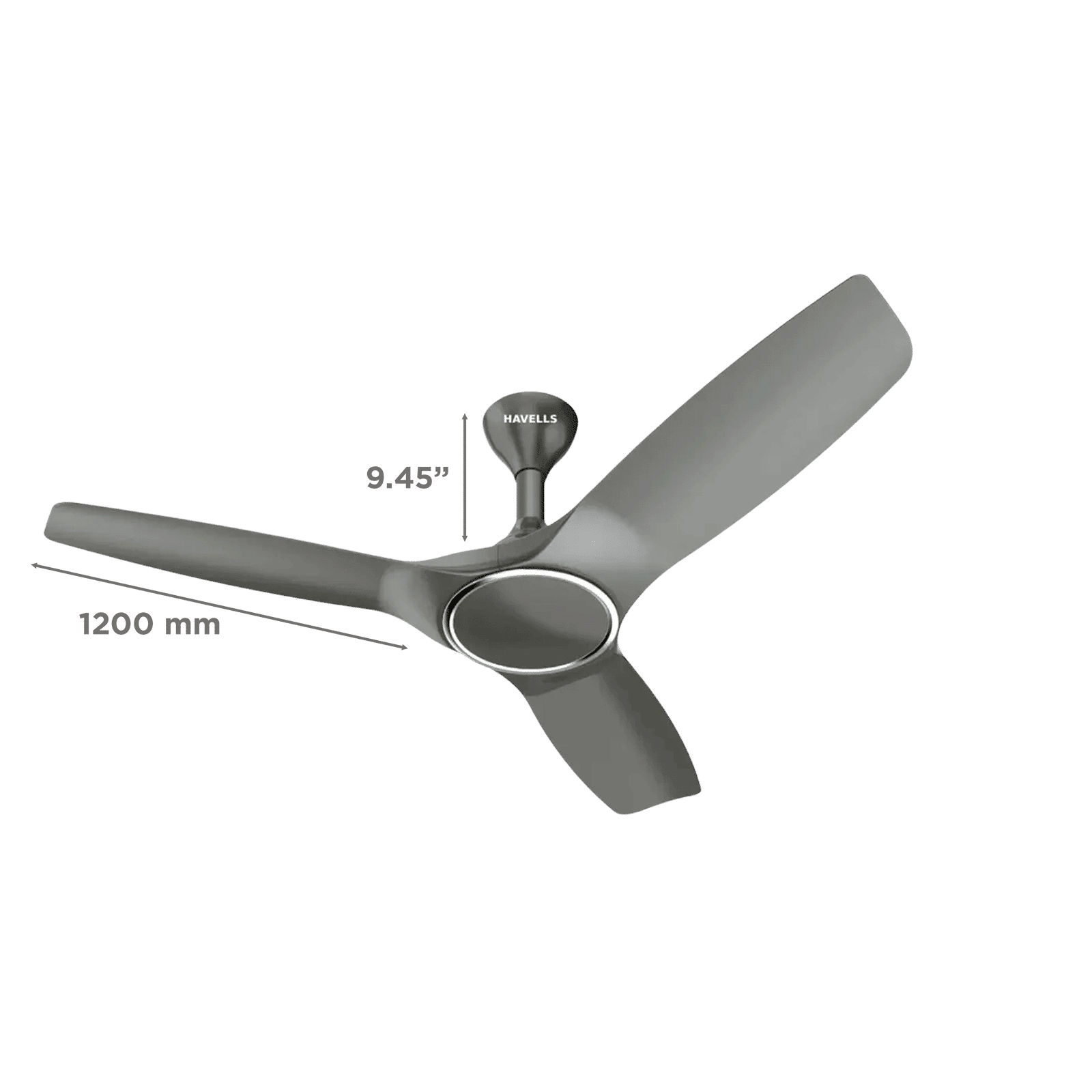 HAVELLS Stealth BLDC 5 Star 1200mm 3 Blade Permanent Magnet Motor Ceiling Fan with Remote (Aerodynamic Blades, Grey) HAVELLS Stealth BLDC 5 Star 1200mm 3 Blade Permanent Magnet Motor Ceiling Fan with Remote (Aerodynamic Blades, Grey)_3
