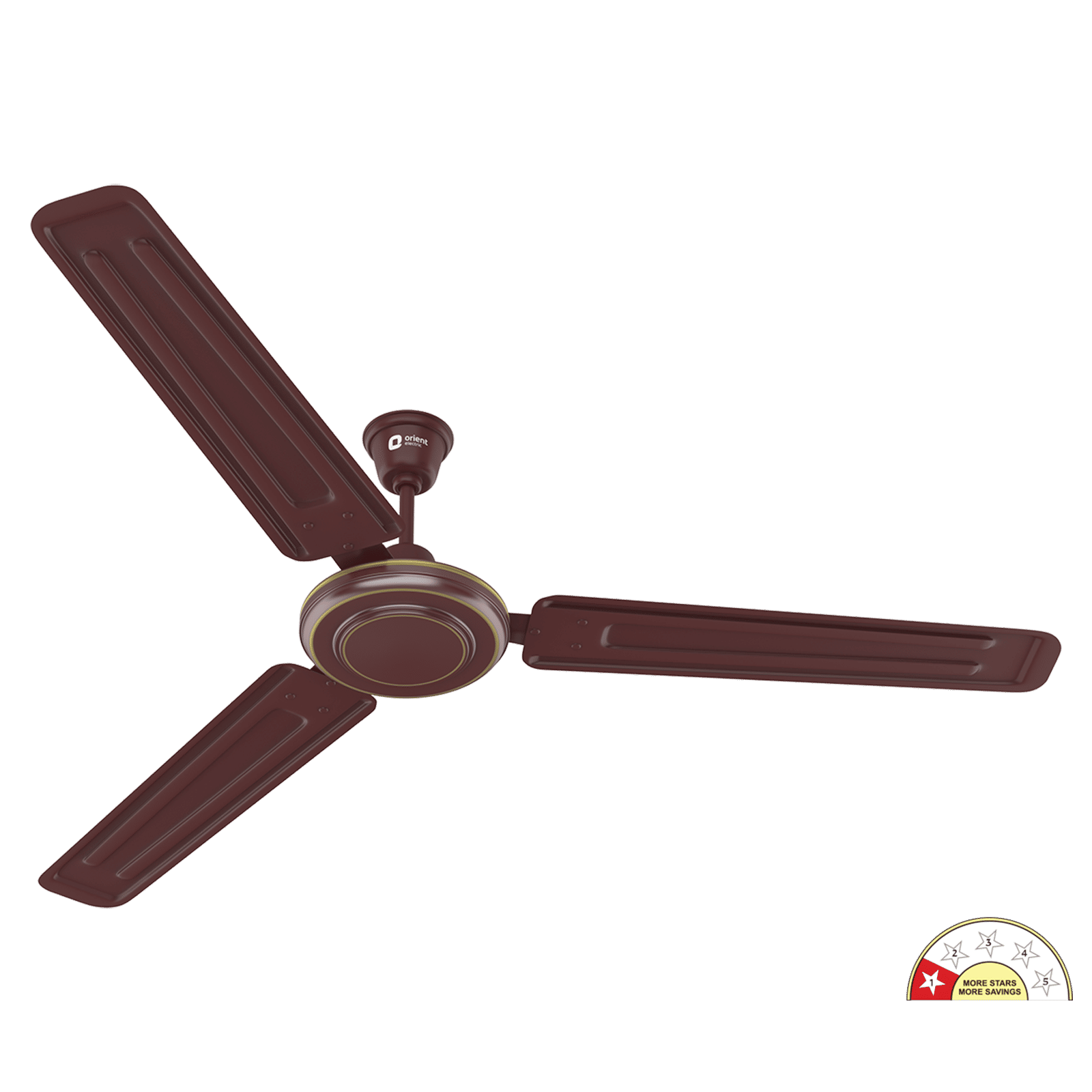 Orient APEX FX 1 Star 1200mm 3 Blade Double Ball Bearing Technology Ceiling Fan (Rust Resistant, Brown) Orient APEX FX 1 Star 1200mm 3 Blade Double Ball Bearing Technology Ceiling Fan (Rust Resistant, Brown)_1
