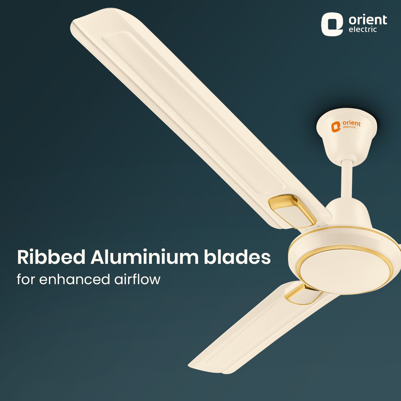 Orient Pacific Air Decor 1 Star 1200mm 3 Blade Copper Motor Ceiling Fan (Double Ball Bearing, Ivory Gold) Orient Pacific Air Decor 1 Star 1200mm 3 Blade Copper Motor Ceiling Fan (Double Ball Bearing, Ivory Gold)_3