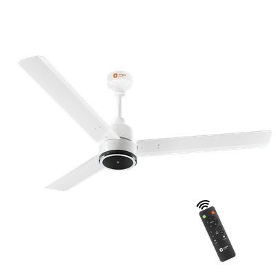 Orient Zeno 5 Star 1200mm 3 Blade BLDC Motor Ceiling Fan with Remote (Boost Mode, White)