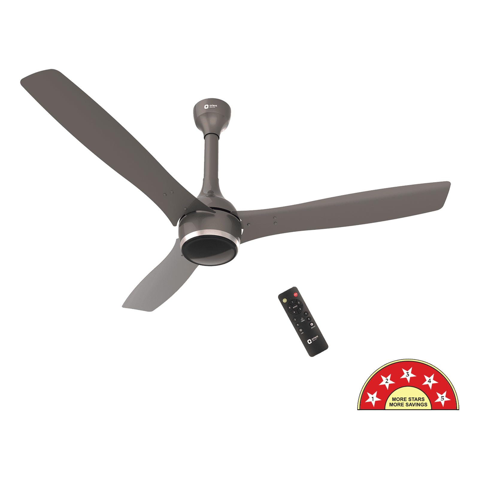 Orient Aeon 5 Star 1200mm 3 Blade BLDC Motor Ceiling Fan with Remote (Antidust, Magma Grey) Orient Aeon 5 Star 1200mm 3 Blade BLDC Motor Ceiling Fan with Remote (Antidust, Magma Grey)_1