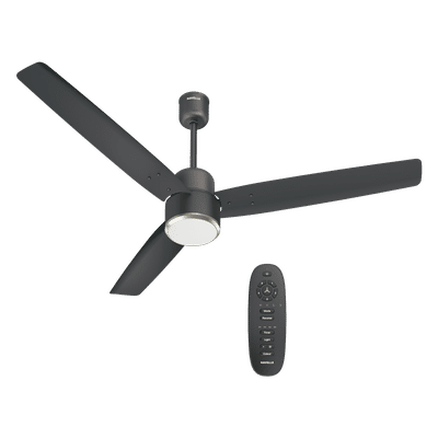 Havells Epic Underlight 5 Star 1200mm 3 Blade BLDC Motor Ceiling Fan with Remote (Reverse Rotation, Smoke Brown)