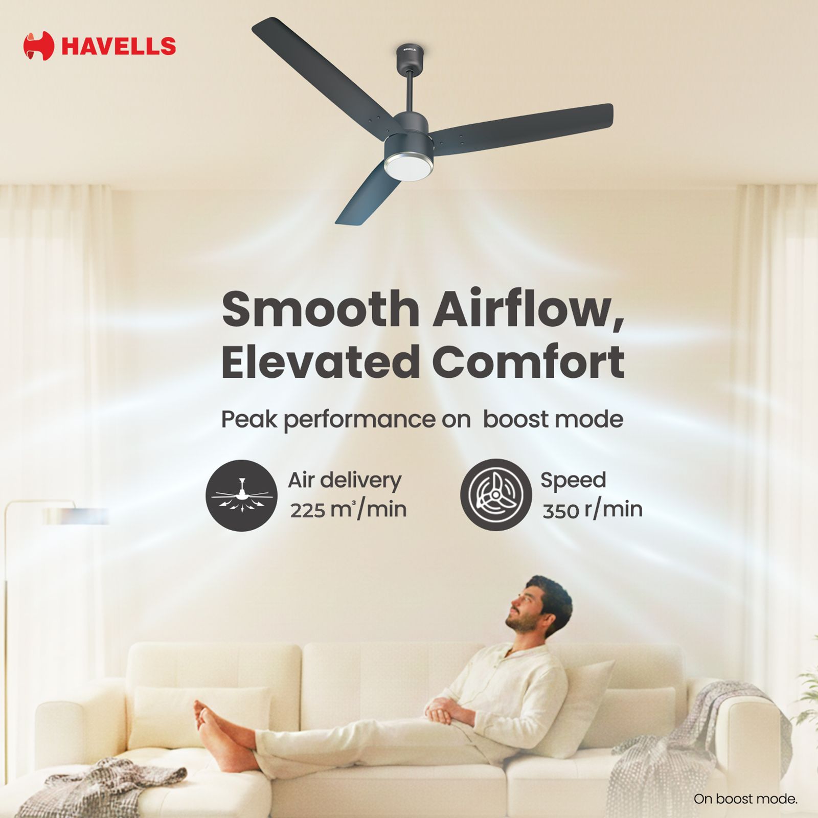 Havells Epic Underlight 5 Star 1200mm 3 Blade BLDC Motor Ceiling Fan with Remote (Reverse Rotation, Smoke Brown) Havells Epic Underlight 5 Star 1200mm 3 Blade BLDC Motor Ceiling Fan with Remote (Reverse Rotation, Smoke Brown)_8