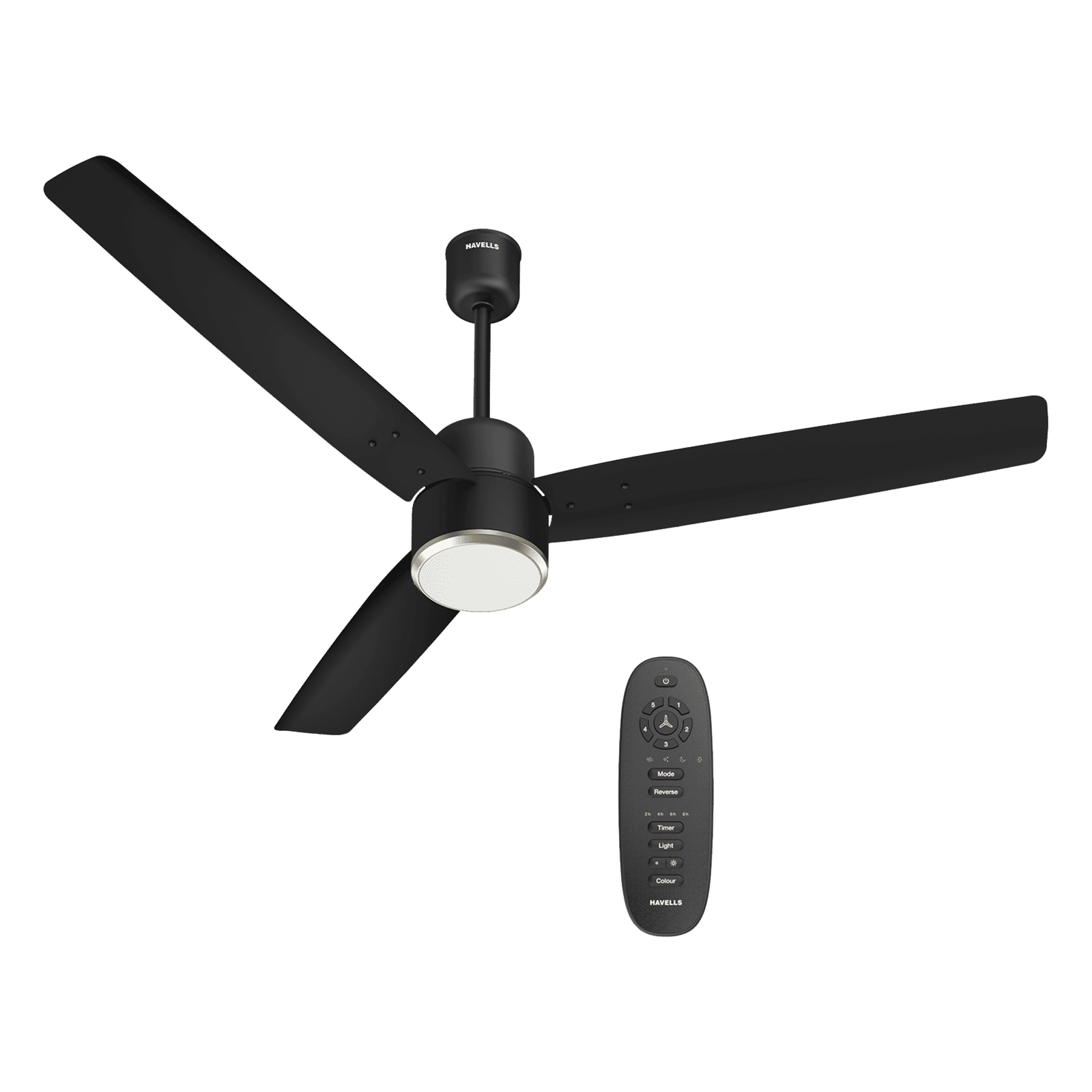 Havells Epic Underlight 5 Star 1200mm 3 Blade BLDC Motor Ceiling Fan with Remote (Reverse Rotation, Matt Black) Havells Epic Underlight 5 Star 1200mm 3 Blade BLDC Motor Ceiling Fan with Remote (Reverse Rotation, Matt Black)_1