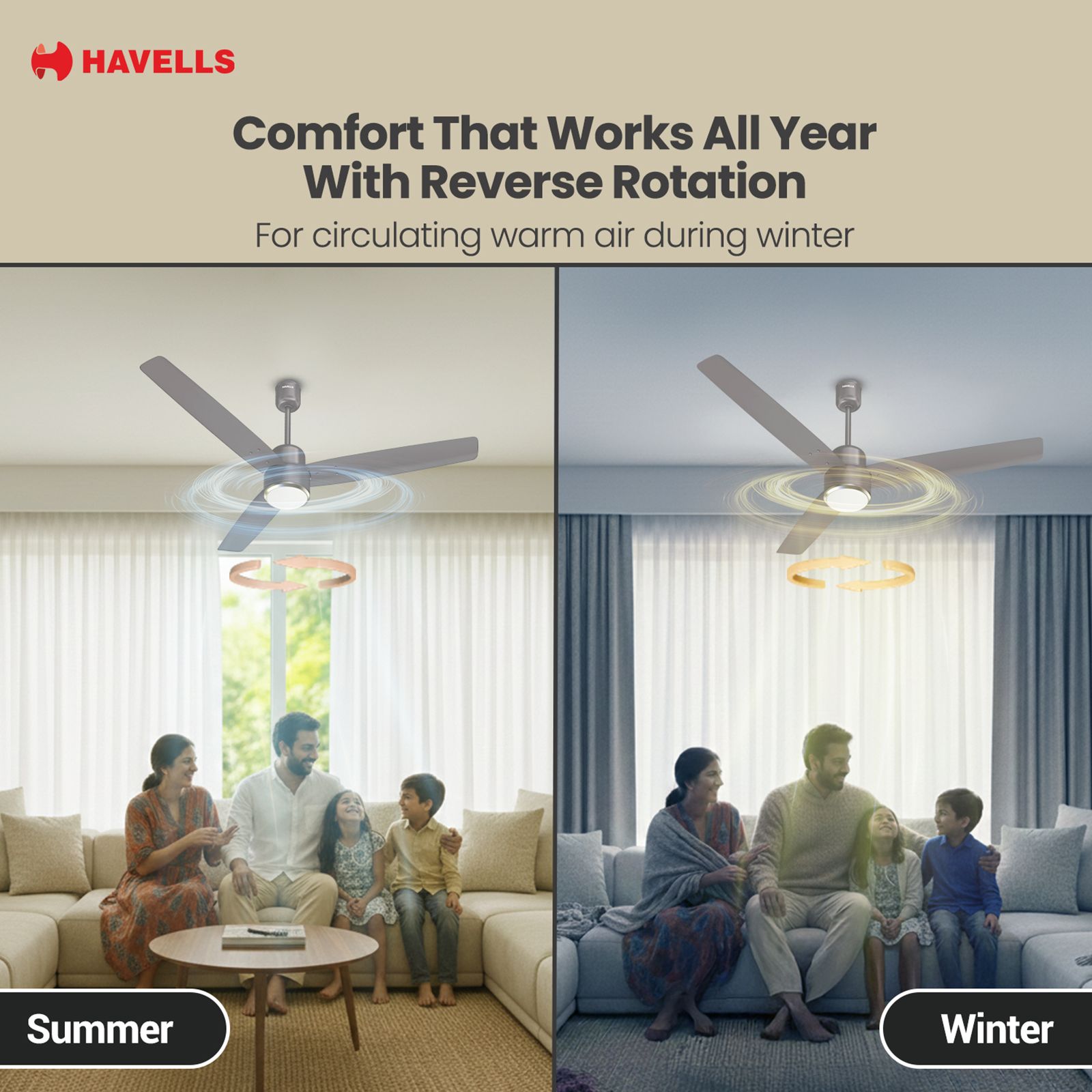 Havells Epic Underlight 5 Star 1200mm 3 Blade BLDC Motor Ceiling Fan with Remote (Reverse Rotation, Stone Grey) Havells Epic Underlight 5 Star 1200mm 3 Blade BLDC Motor Ceiling Fan with Remote (Reverse Rotation, Stone Grey)_11