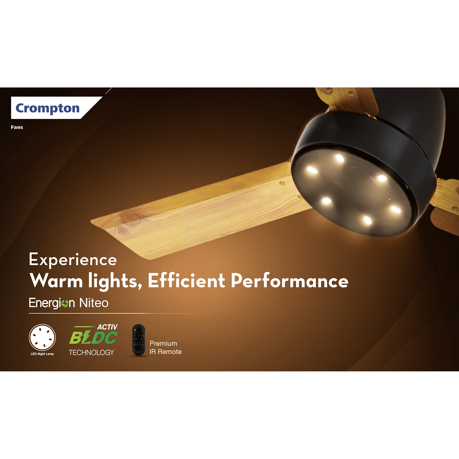Crompton Energion NITEO 5 Star 1200mm 3 Blade BLDC Motor Ceiling Fan with Remote (Premium LED Lamp, Matt Grey) Crompton Energion NITEO 5 Star 1200mm 3 Blade BLDC Motor Ceiling Fan with Remote (Premium LED Lamp, Matt Grey)_13