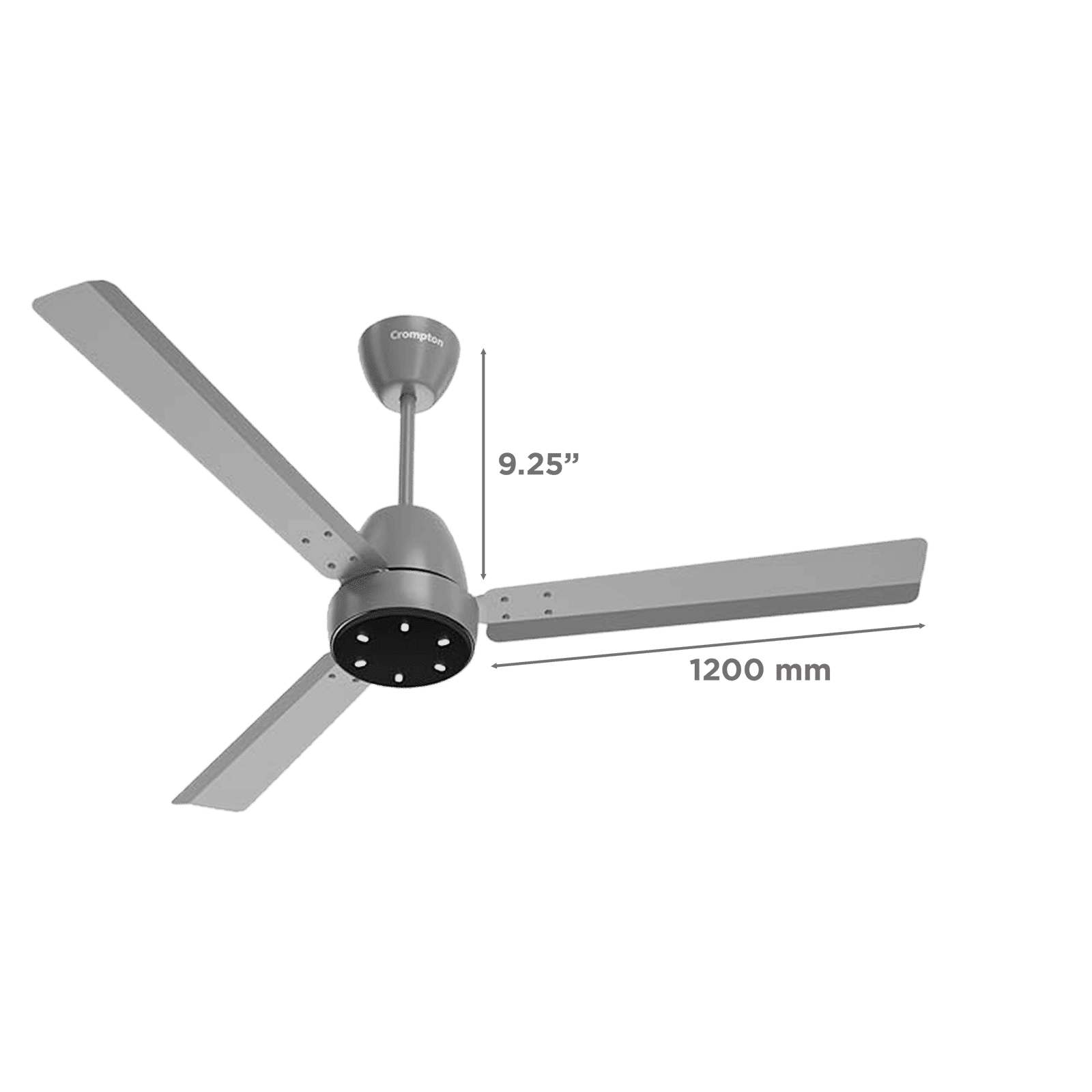 Crompton Energion NITEO 5 Star 1200mm 3 Blade BLDC Motor Ceiling Fan with Remote (Premium LED Lamp, Matt Grey) Crompton Energion NITEO 5 Star 1200mm 3 Blade BLDC Motor Ceiling Fan with Remote (Premium LED Lamp, Matt Grey)_2