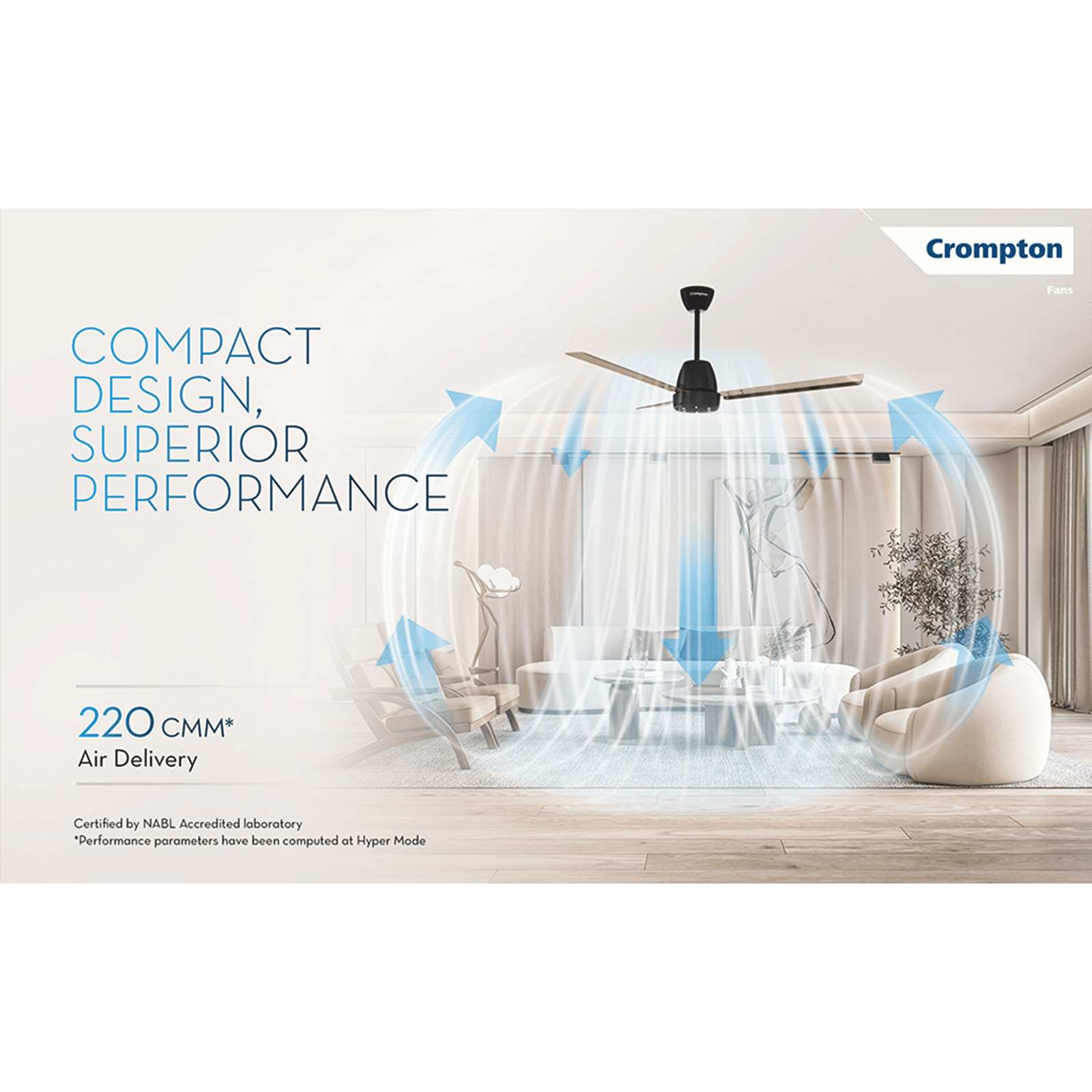 Crompton Energion NITEO 5 Star 1200mm 3 Blade BLDC Motor Ceiling Fan with Remote (Premium LED Lamp, Silver White) Crompton Energion NITEO 5 Star 1200mm 3 Blade BLDC Motor Ceiling Fan with Remote (Premium LED Lamp, Silver White)_12
