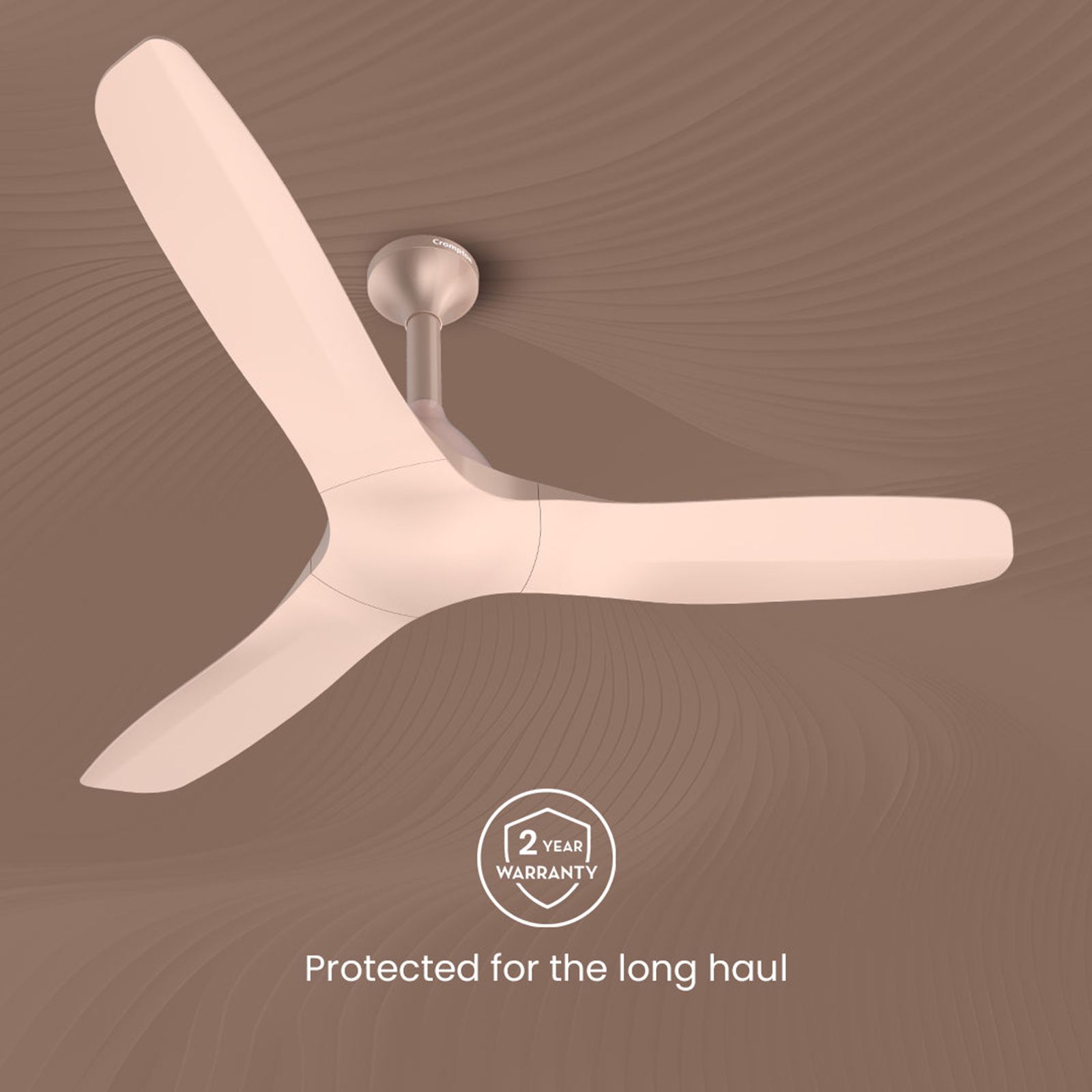 Crompton Silent Pro Fluido Wave 1 Star 1200mm 3 Blade Linear Induction Motor Ceiling Fan (Anti Dust Design, Cinnamon Blush) Crompton Silent Pro Fluido Wave 1 Star 1200mm 3 Blade Linear Induction Motor Ceiling Fan (Anti Dust Design, Cinnamon Blush)_14
