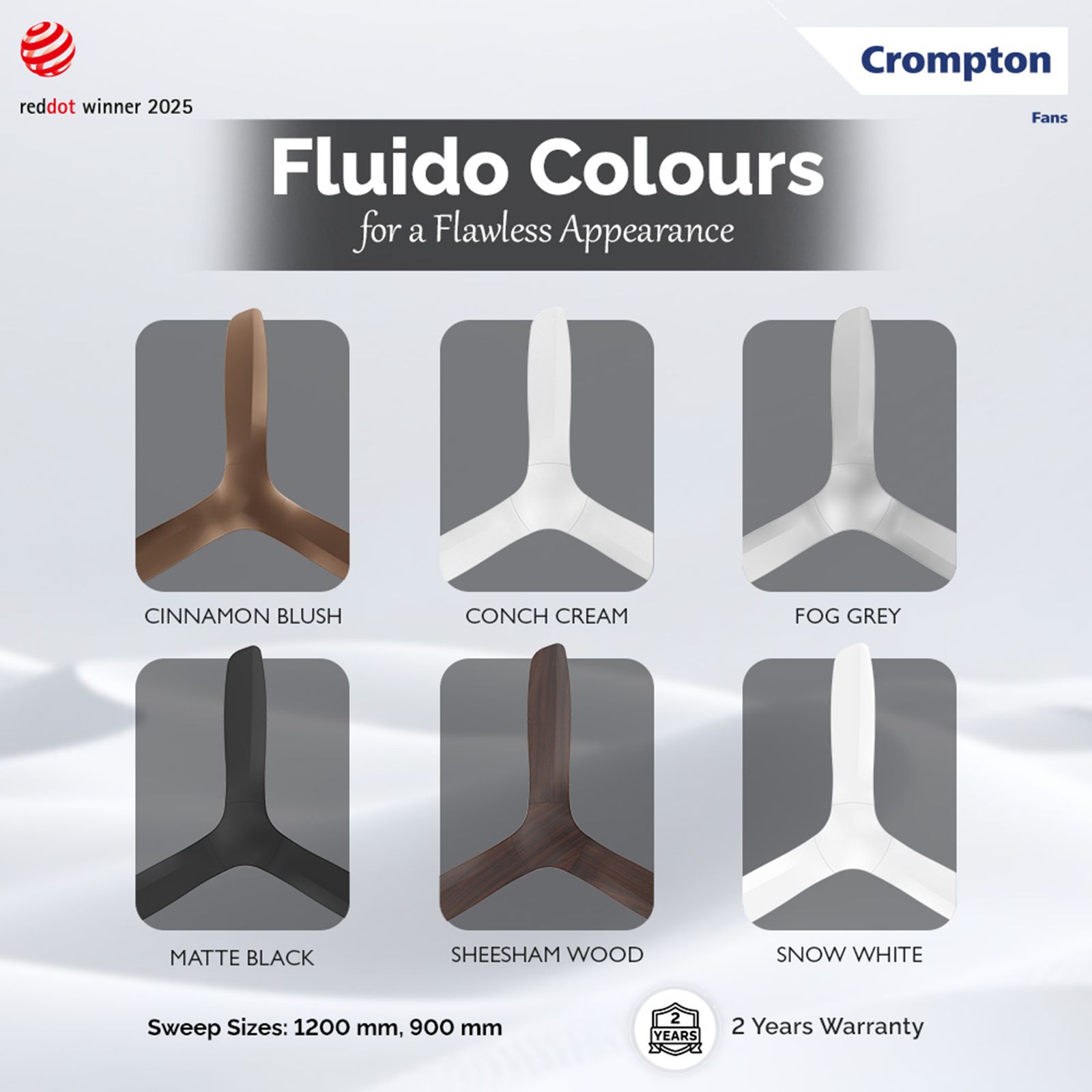 Crompton Silent Pro Fluido Wave 1 Star 1200mm 3 Blade Linear Induction Motor Ceiling Fan (Anti Dust Design, Cinnamon Blush) Crompton Silent Pro Fluido Wave 1 Star 1200mm 3 Blade Linear Induction Motor Ceiling Fan (Anti Dust Design, Cinnamon Blush)_16