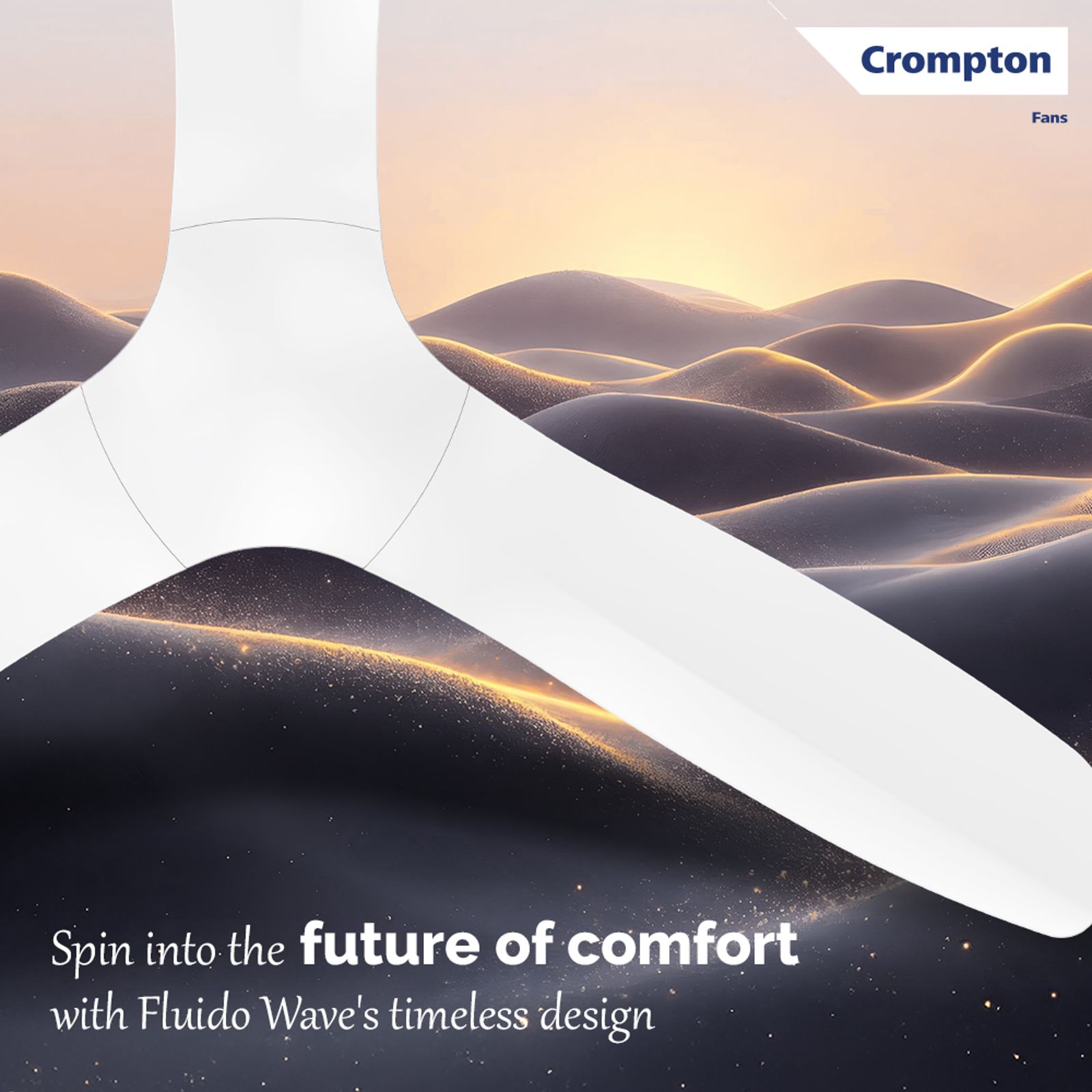 Crompton Silent Pro Fluido Wave 1 Star 1200mm 3 Blade Linear Induction Motor Ceiling Fan (Anti Dust Design, Snow White)_6