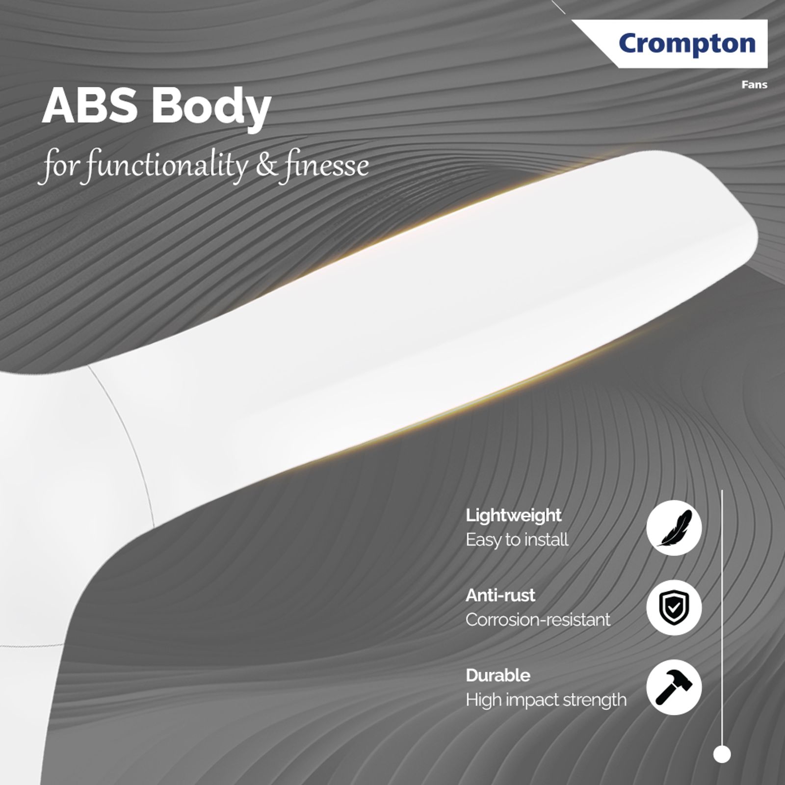 Crompton Silent Pro Fluido Wave 1 Star 1200mm 3 Blade Linear Induction Motor Ceiling Fan (Anti Dust Design, Snow White)_10