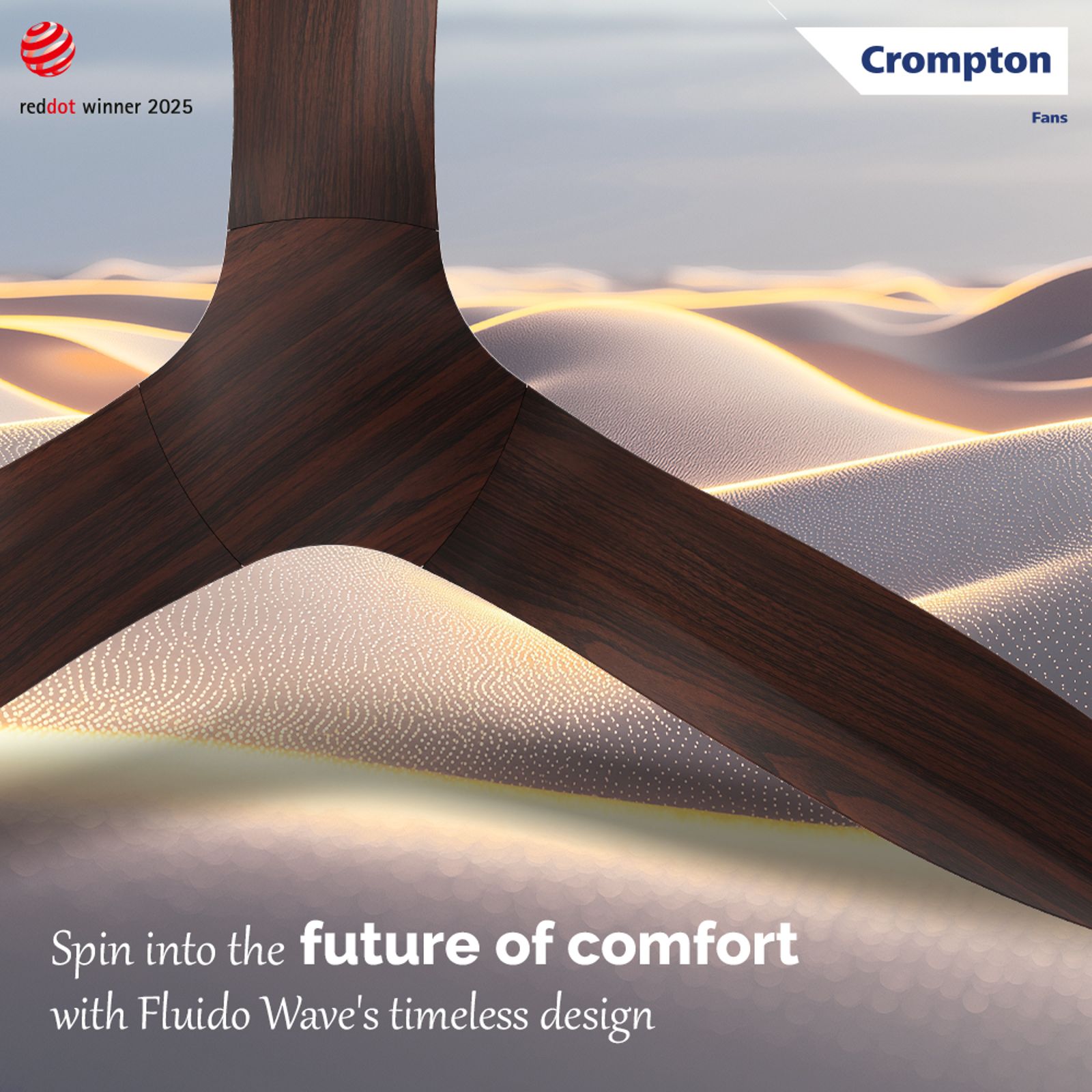 Crompton Silent Pro Fluido Wave 1 Star 1200mm 3 Blade Linear Induction Motor Ceiling Fan (Anti Dust Design, Sheesham Wood) Crompton Silent Pro Fluido Wave 1 Star 1200mm 3 Blade Linear Induction Motor Ceiling Fan (Anti Dust Design, Sheesham Wood)_6