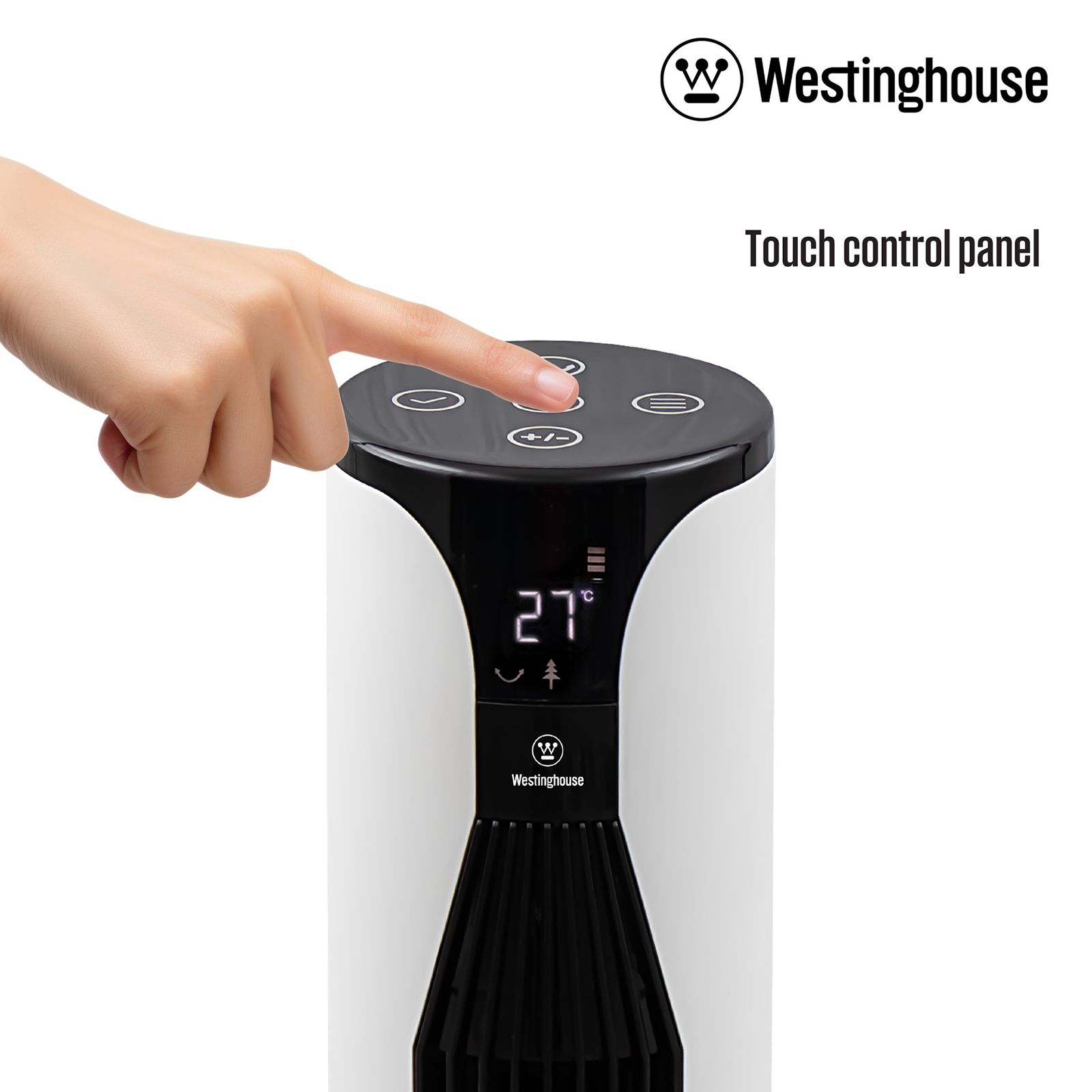 Westinghouse WH 42 Bladeless Tower Fan with Remote Control (Touch Control Panel, White) Westinghouse WH 42 Bladeless Tower Fan with Remote Control (Touch Control Panel, White)_15