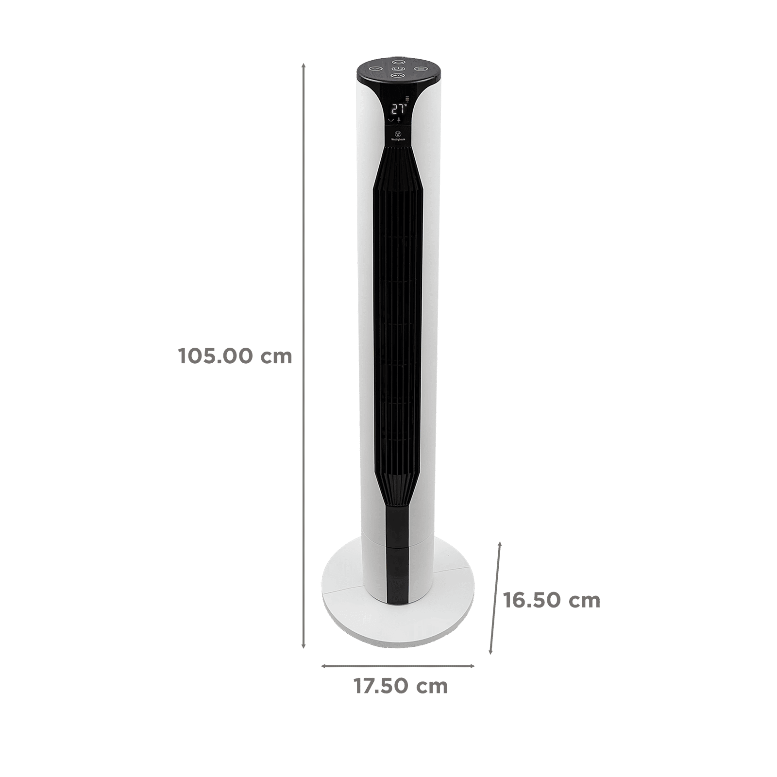 Westinghouse WH 42 Bladeless Tower Fan with Remote Control (Touch Control Panel, White) Westinghouse WH 42 Bladeless Tower Fan with Remote Control (Touch Control Panel, White)_2