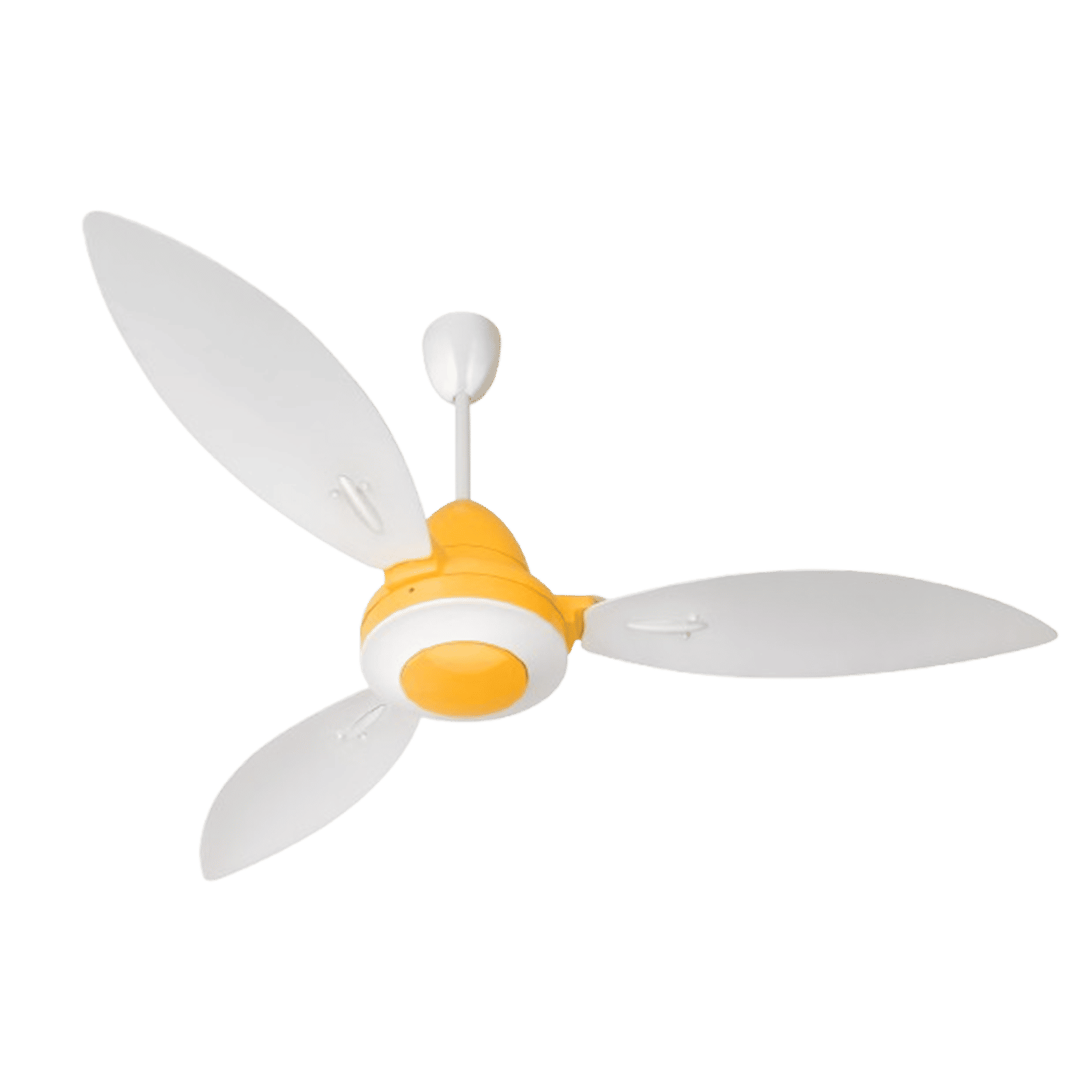 Usha Bloom Lily Glow 5 Star 1200mm 3 Blade BLDC Motor Technology Ceiling Fan with Remote (LED Underlight, White & Yellow)_4