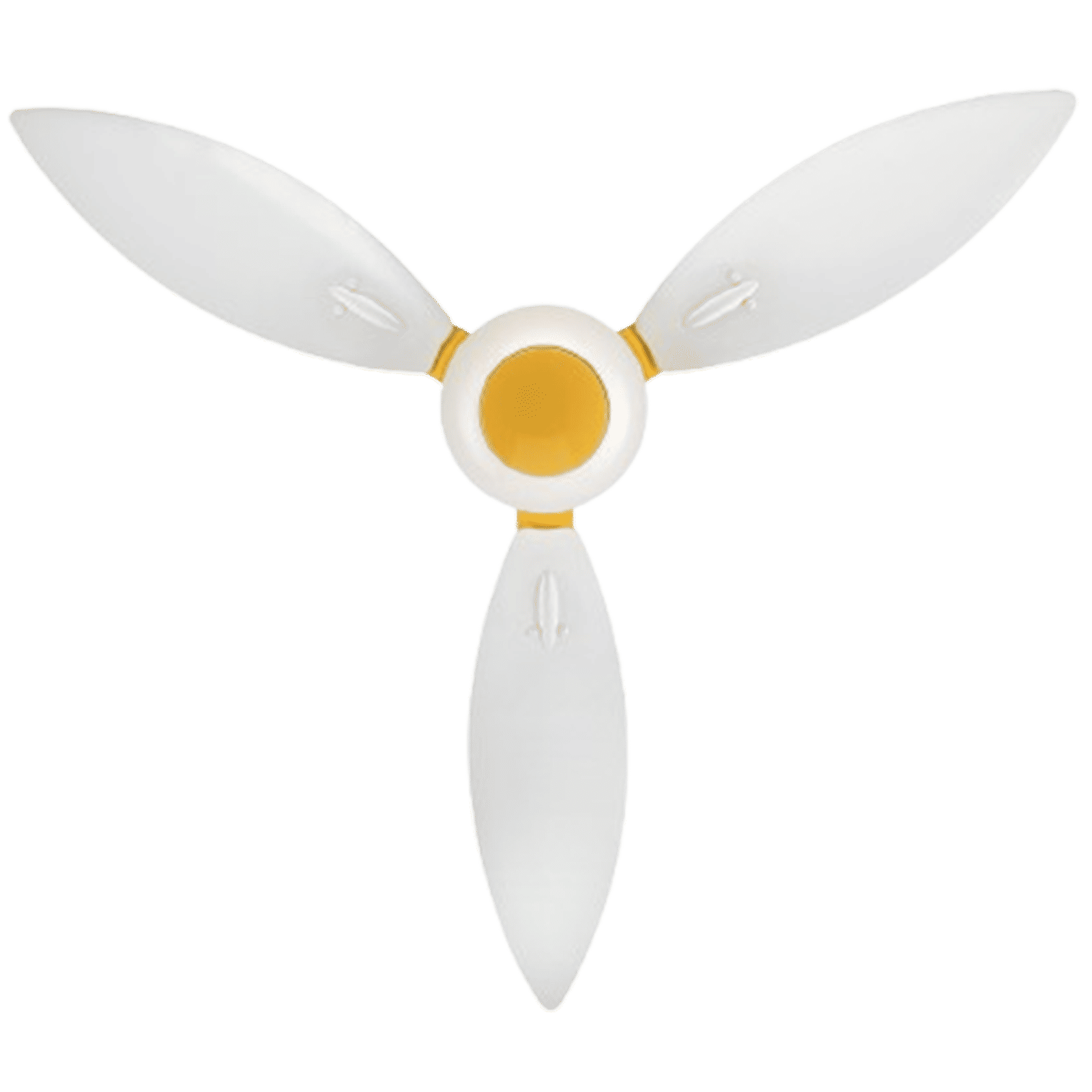 Usha Bloom Lily Glow 5 Star 1200mm 3 Blade BLDC Motor Technology Ceiling Fan with Remote (LED Underlight, White & Yellow)_5