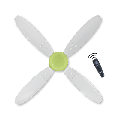 Usha Bloom Lily Nova 5 Star 1200mm 4 Blade BLDC Motor Ceiling Fan with Remote (Whisper Quiet Operations for Noiseless Experience, White & Light Green)