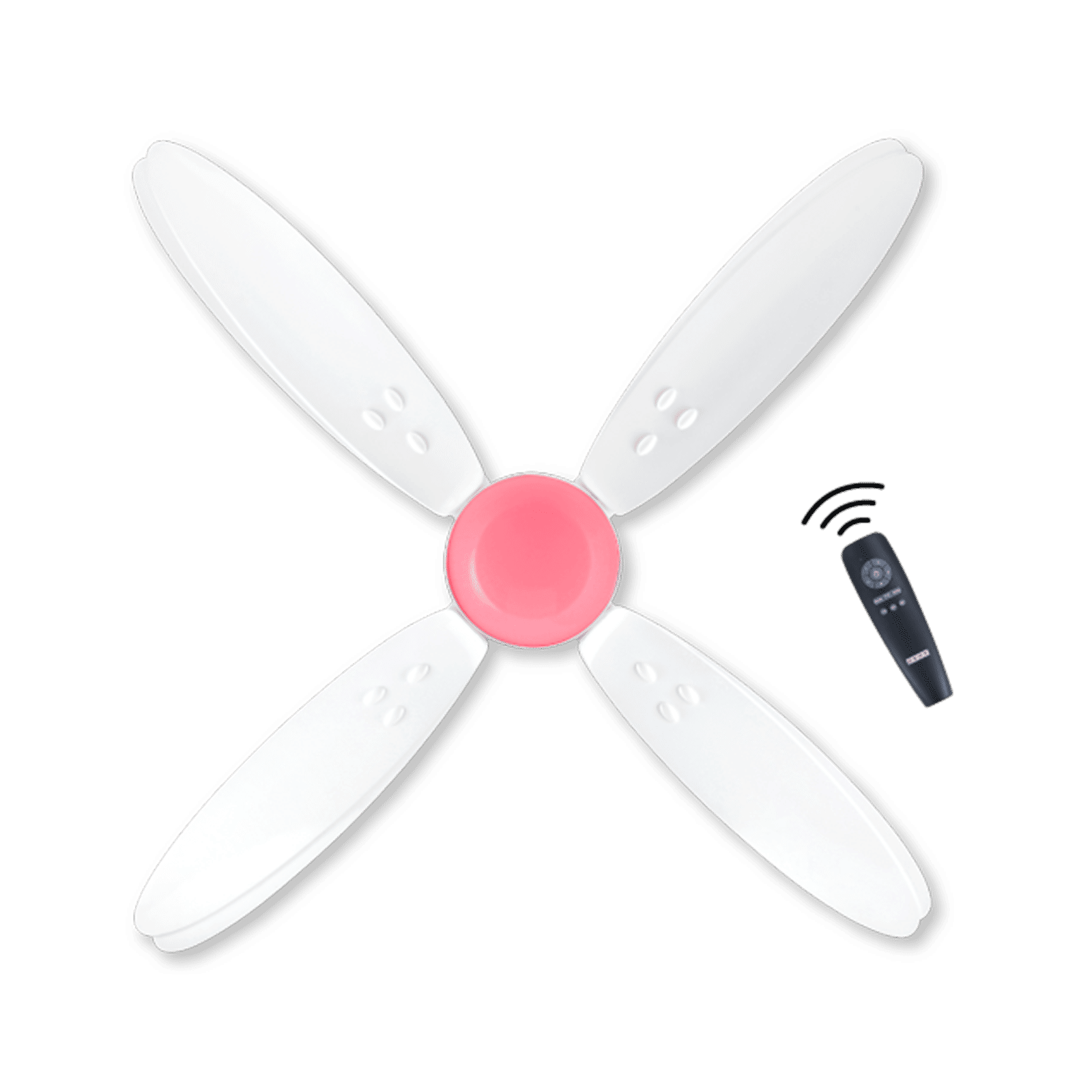 Usha Bloom Lily Nova 5 Star 1200mm 4 Blade BLDC Motor Ceiling Fan with Remote (Whisper Quiet Operations for Noiseless Experience, White & Light Pink) Usha Bloom Lily Nova 5 Star 1200mm 4 Blade BLDC Motor Ceiling Fan with Remote (Whisper Quiet Operations for Noiseless Experience, White & Light Pink)_1