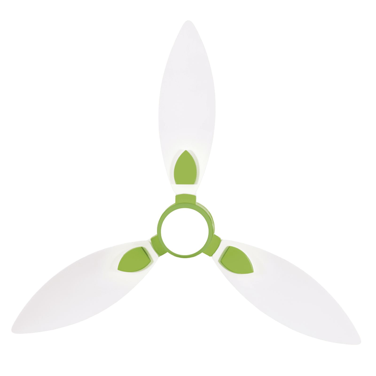 Usha Bloom Sunspire Glow 5 Star 1200mm 3 Blade BLDC Motor Technology Ceiling Fan with Remote (LED Underlight, White & Light Green)_3
