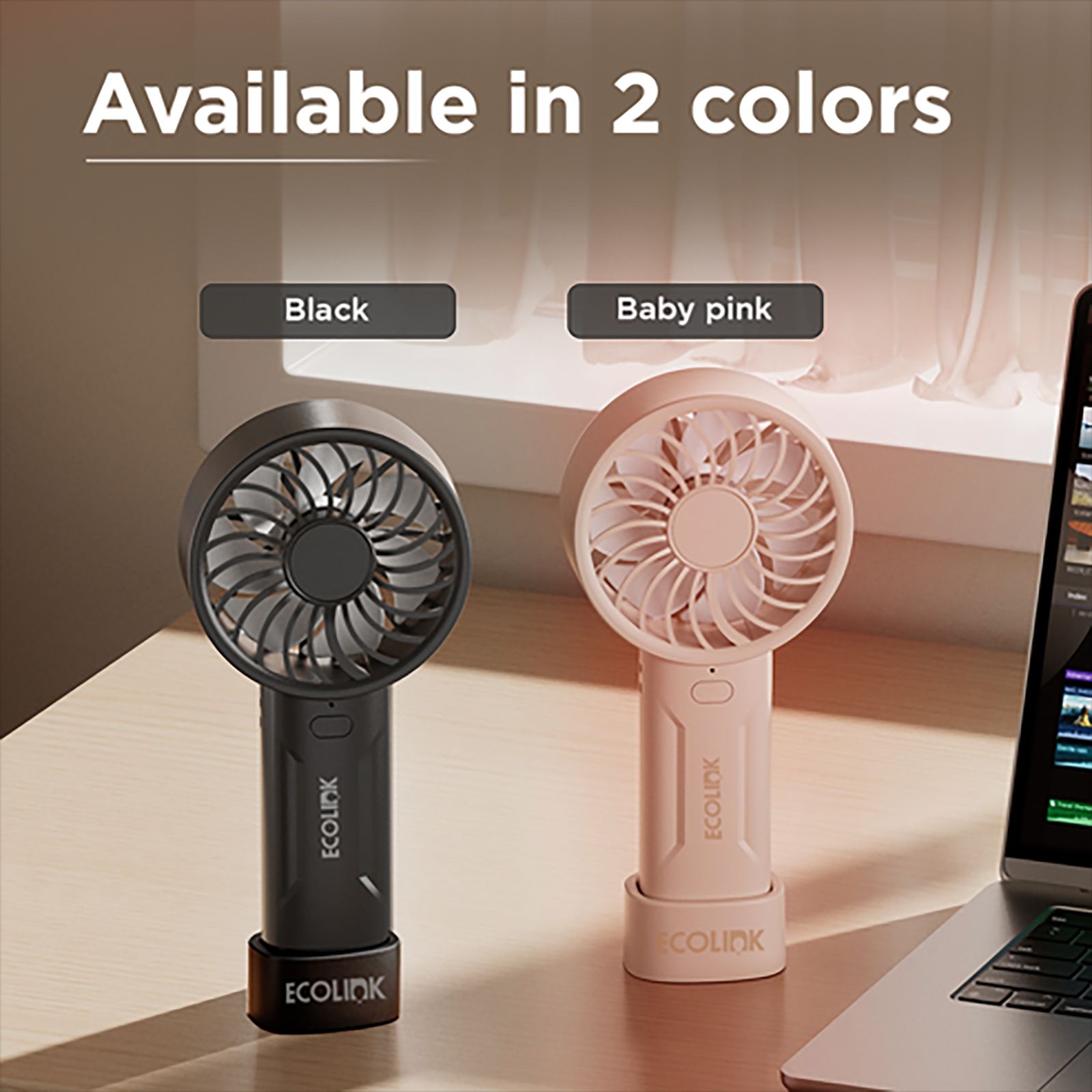 Ecolink Plus One 50mm 7 Blade Rechargeable Handheld Fan with 2000 mAh Battery (Portable, Black) Ecolink Plus One 50mm 7 Blade Rechargeable Handheld Fan with 2000 mAh Battery (Portable, Black)_11