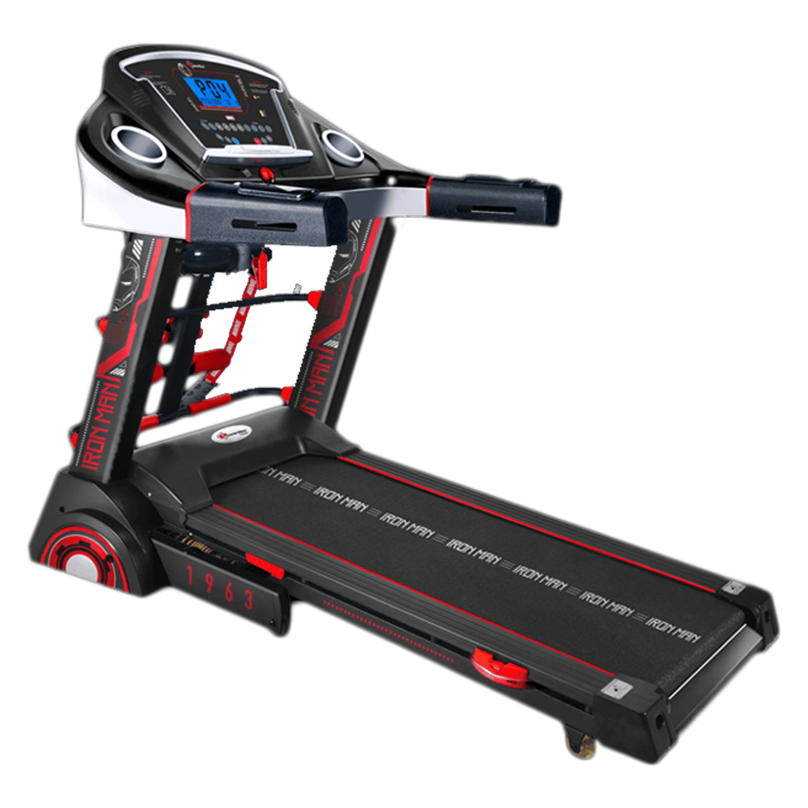 PowerMax 2.0HP Foldable Motorized Treadmill (Hydraulic Softdrop System (HSS), MTA-2300M, Red) PowerMax 2.0HP Foldable Motorized Treadmill (Hydraulic Softdrop System (HSS), MTA-2300M, Red)_1