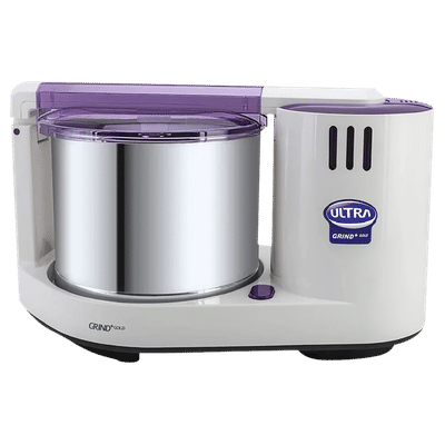ELGI Ultra Grind + Gold 2 Litres 2 Stones Wet Grinder (Shock Proof, Fortune White)