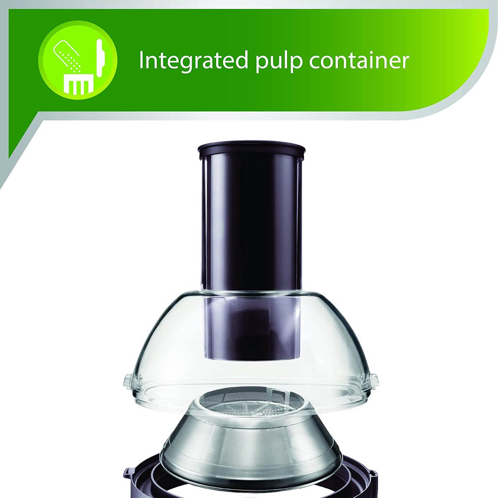 PHILIPS Viva Collection 500 Watt 1 Jar Centrifugal Juicer (QuickClean Technology, Ink Black) PHILIPS Viva Collection 500 Watt 1 Jar Centrifugal Juicer (QuickClean Technology, Ink Black)_10