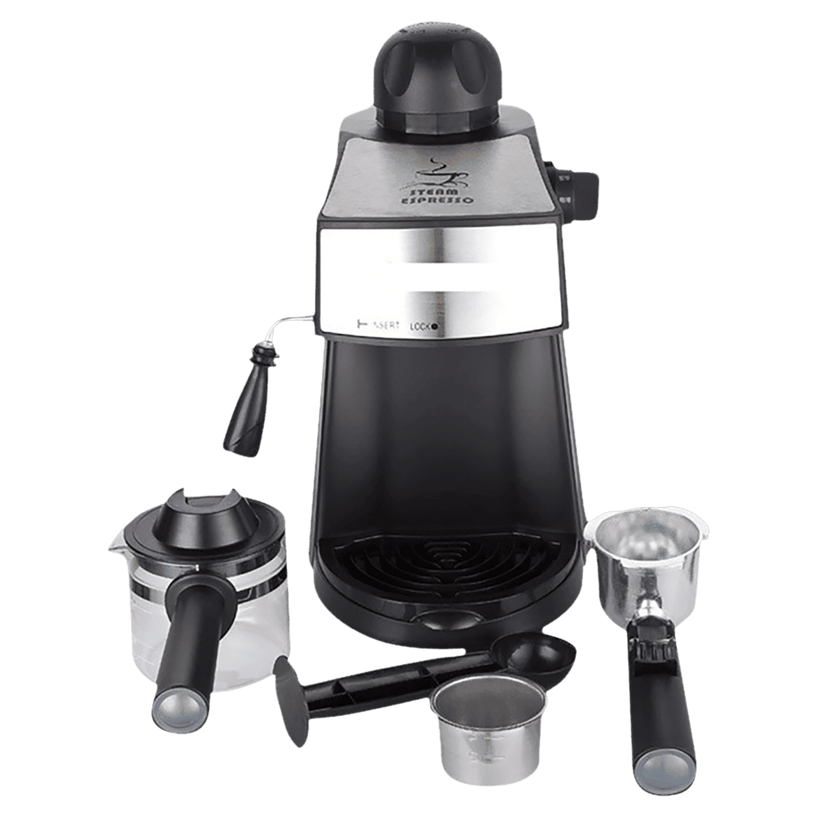 Russell Hobbs 800 Watt 4 Cups Fully Automatic Espresso Coffee Maker with Anti Drip Valve (Black) Russell Hobbs 800 Watt 4 Cups Fully Automatic Espresso Coffee Maker with Anti Drip Valve (Black)_5