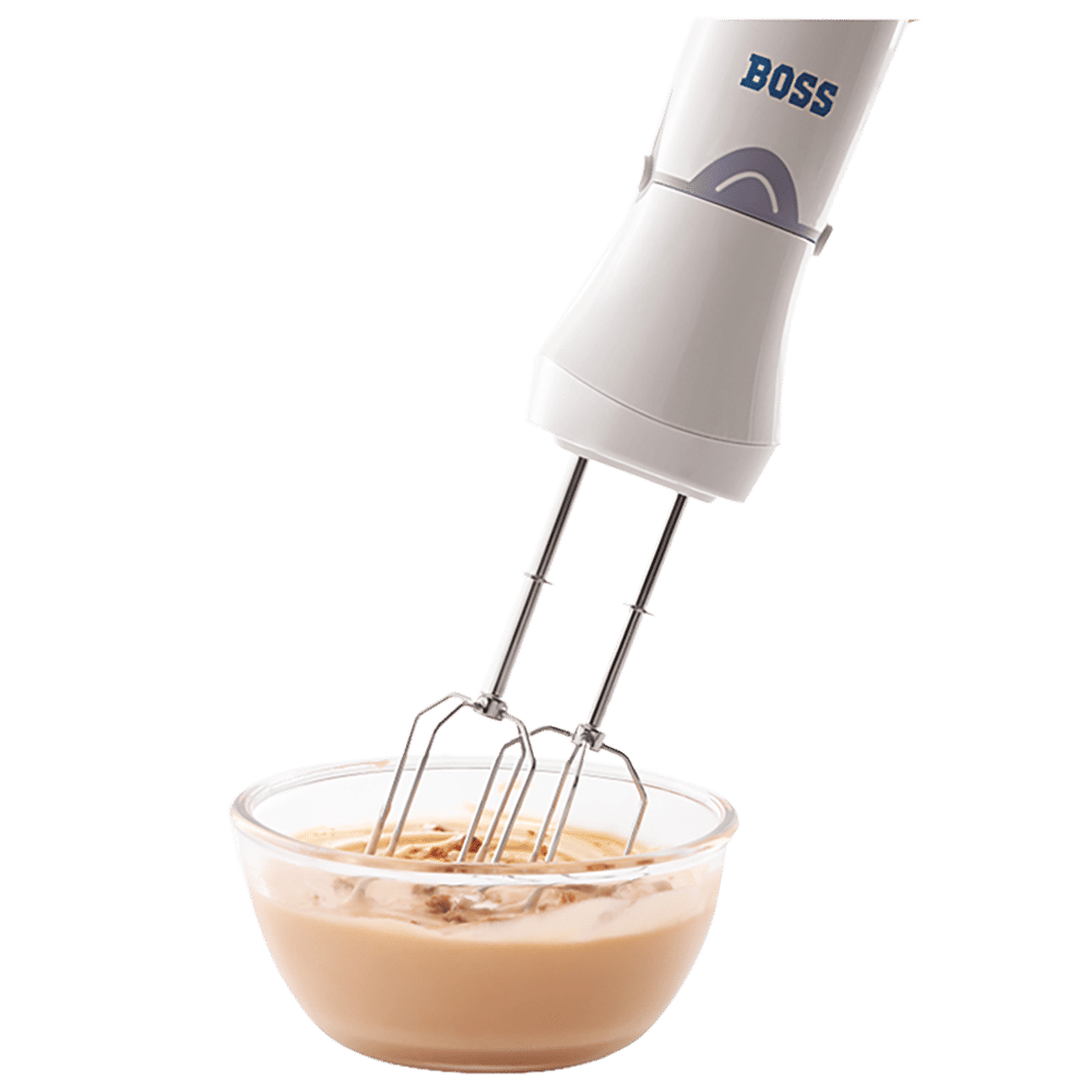 BOSS Quickmix 450 Watt 2 Speed Hand Blender with 4 Attachments (Detachable Metal Foot, White) BOSS Quickmix 450 Watt 2 Speed Hand Blender with 4 Attachments (Detachable Metal Foot, White)_13