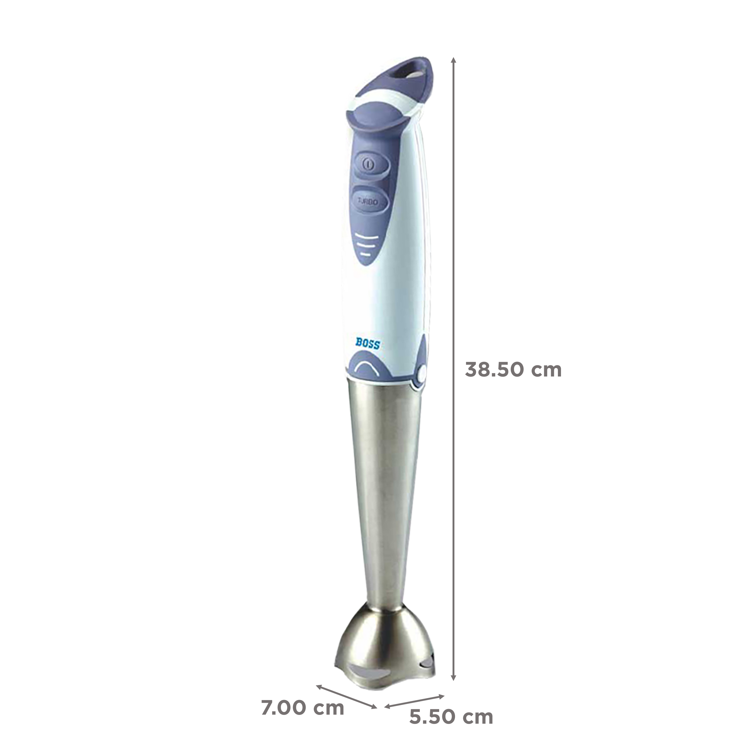 BOSS Quickmix 450 Watt 2 Speed Hand Blender with 4 Attachments (Detachable Metal Foot, White) BOSS Quickmix 450 Watt 2 Speed Hand Blender with 4 Attachments (Detachable Metal Foot, White)_3