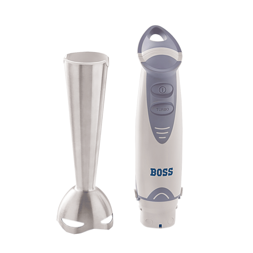 BOSS Quickmix 450 Watt 2 Speed Hand Blender with 4 Attachments (Detachable Metal Foot, White) BOSS Quickmix 450 Watt 2 Speed Hand Blender with 4 Attachments (Detachable Metal Foot, White)_4