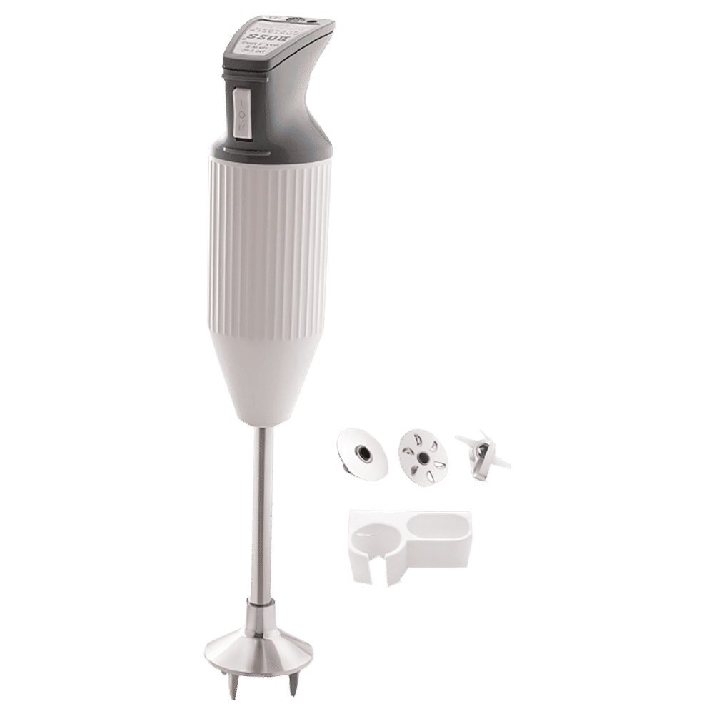BOSS B121 160 Watt 2 Speed Hand Blender with 3 Attachments (Ergonomic Design, Twin Grey) BOSS B121 160 Watt 2 Speed Hand Blender with 3 Attachments (Ergonomic Design, Twin Grey)_1