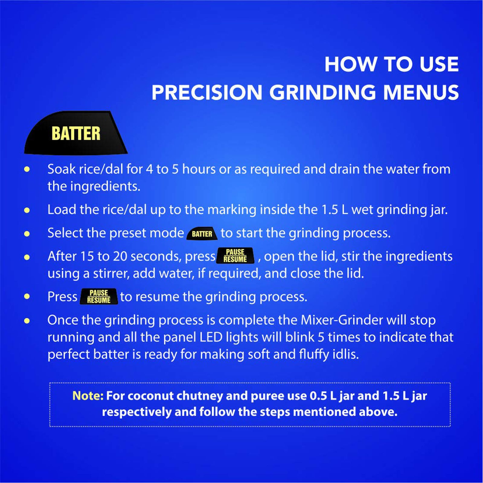 Preethi Zodiac 2.0 750 Watt 4 Jars Juicer Mixer Grinder (19000 RPM, 3-In-1 Insta Fresh Juicer Jar, Black/Blue) Preethi Zodiac 2.0 750 Watt 4 Jars Juicer Mixer Grinder (19000 RPM, 3-In-1 Insta Fresh Juicer Jar, Black/Blue)_7