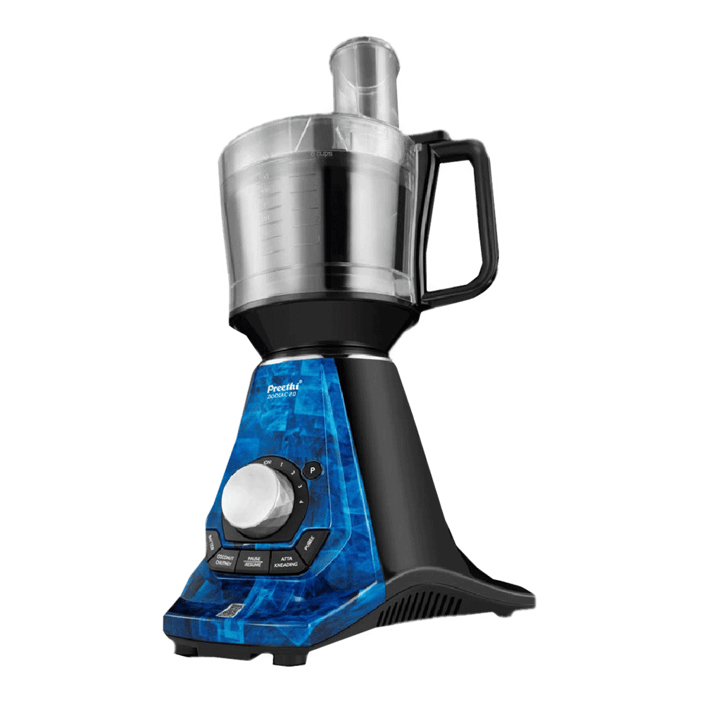 Preethi Zodiac 2.0 750 Watt 4 Jars Juicer Mixer Grinder (19000 RPM, 3-In-1 Insta Fresh Juicer Jar, Black/Blue) Preethi Zodiac 2.0 750 Watt 4 Jars Juicer Mixer Grinder (19000 RPM, 3-In-1 Insta Fresh Juicer Jar, Black/Blue)_4
