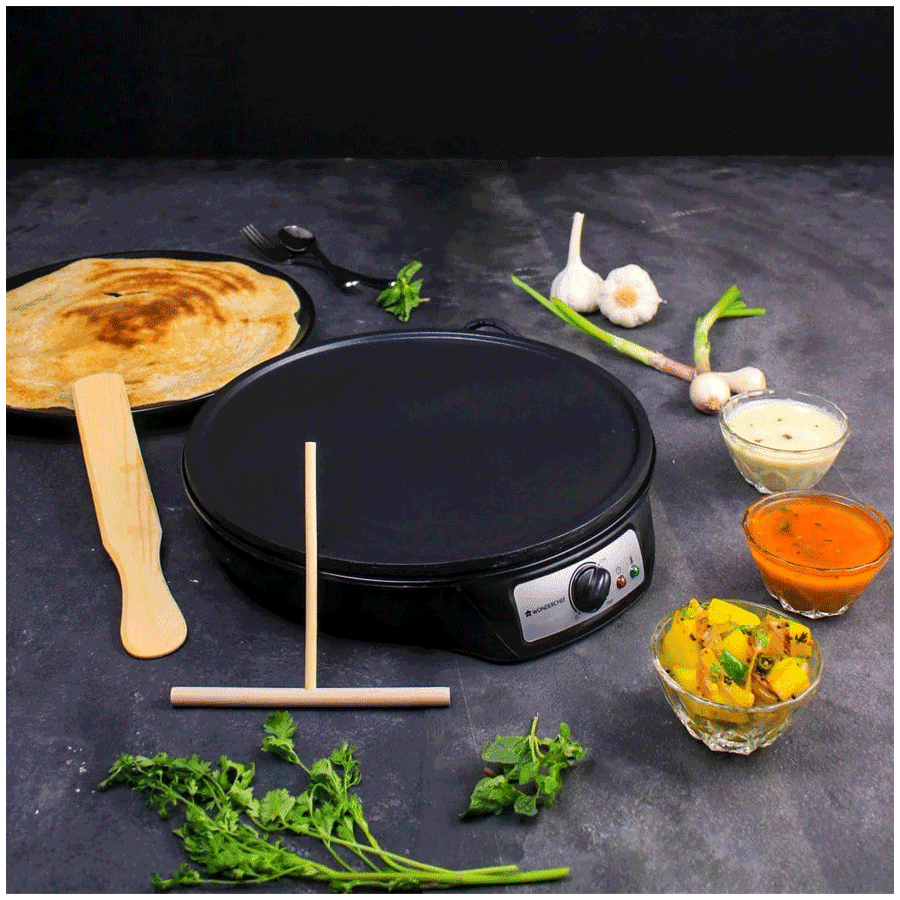 WONDERCHEF 910 Watts Dosa Maker (Adjustable Temperature Control, 63152431, Black) WONDERCHEF 910 Watts Dosa Maker (Adjustable Temperature Control, 63152431, Black)_6