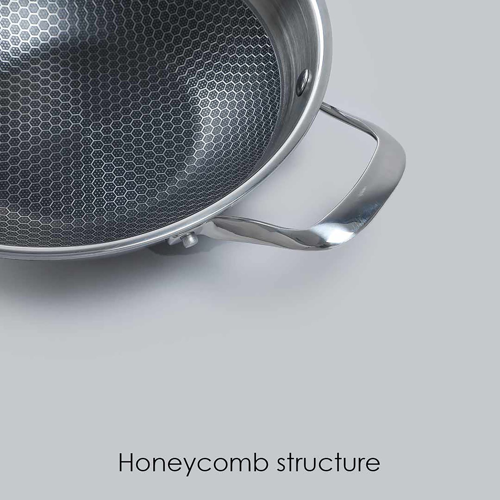 WONDERCHEF Stanton Wok with Lid (304 Stainless Steel Body, 63152779, Silver) WONDERCHEF Stanton Wok with Lid (304 Stainless Steel Body, 63152779, Silver)_7