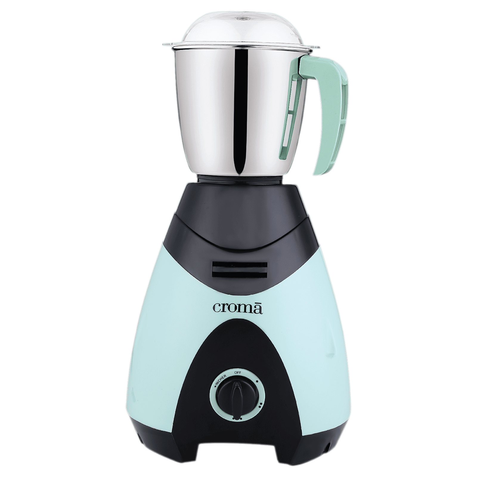 Croma 750 Watt 3 Jars Mixer Grinder (19000 RPM, 3 Speed Control with Pulse Function, Black/Green)_6