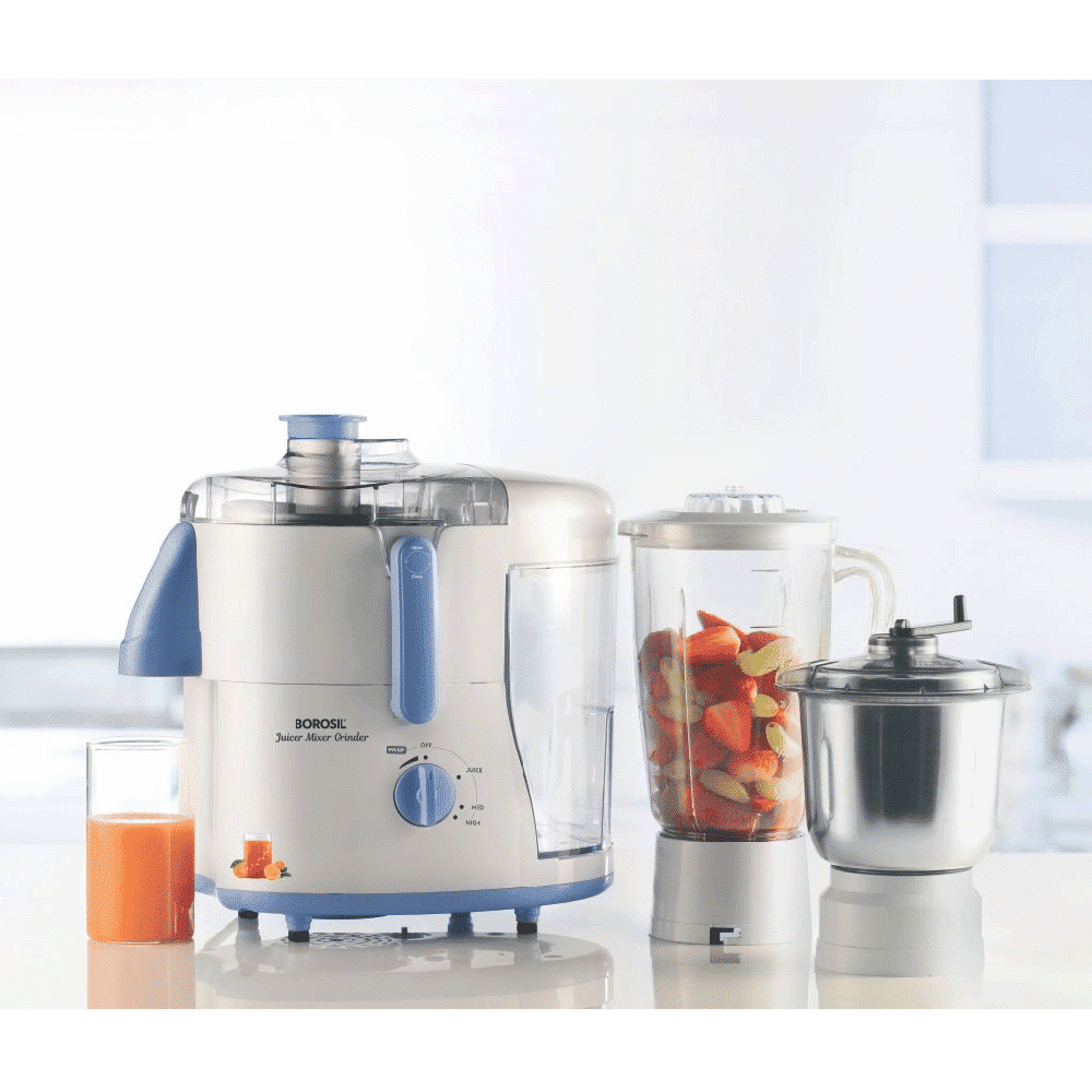 BOROSIL Primus II 500 Watt 2 Jars Juicer Mixer Grinder (19000 RPM, Long-Lasting Copper Motor, Silver) BOROSIL Primus II 500 Watt 2 Jars Juicer Mixer Grinder (19000 RPM, Long-Lasting Copper Motor, Silver)_15