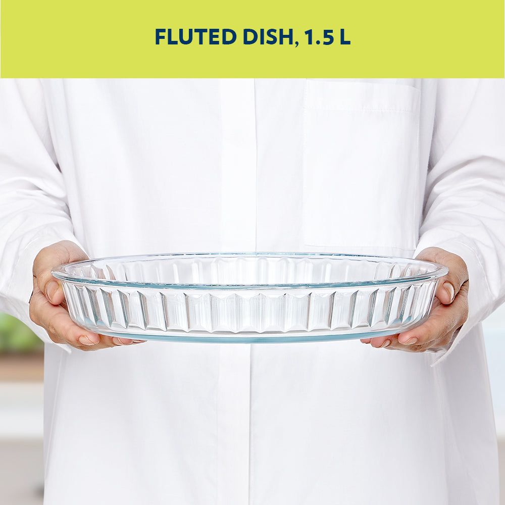 BOROSIL 1.2L Borosilicate Glass Baking Dish (Scratch Resistant, Transparent) BOROSIL 1.2L Borosilicate Glass Baking Dish (Scratch Resistant, Transparent)_11