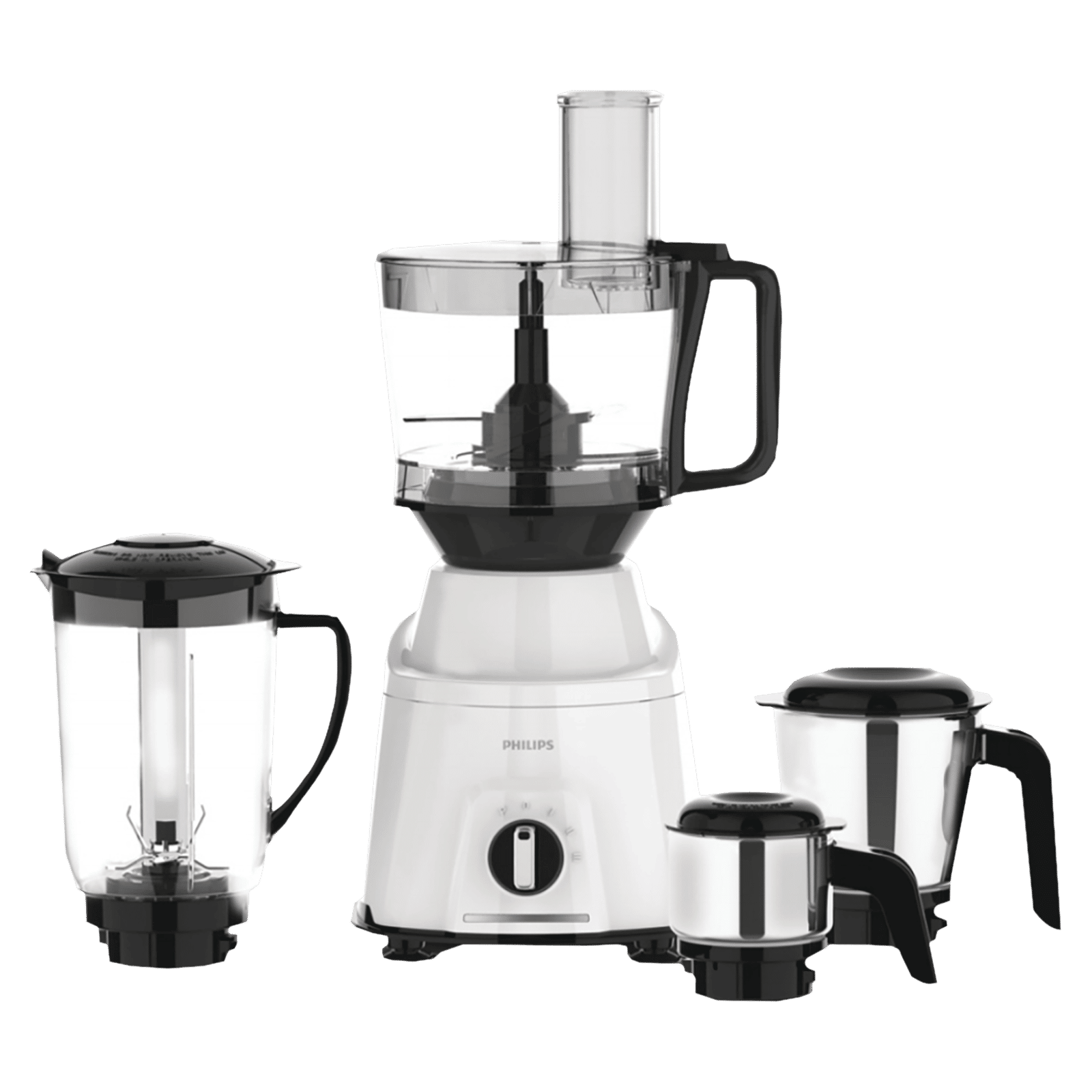 PHILIPS Viva Collection 750 Watt 4 Jars Mixer Grinder (19500 RPM, Gear Drive Technology, Black/White) PHILIPS Viva Collection 750 Watt 4 Jars Mixer Grinder (19500 RPM, Gear Drive Technology, Black/White)_1