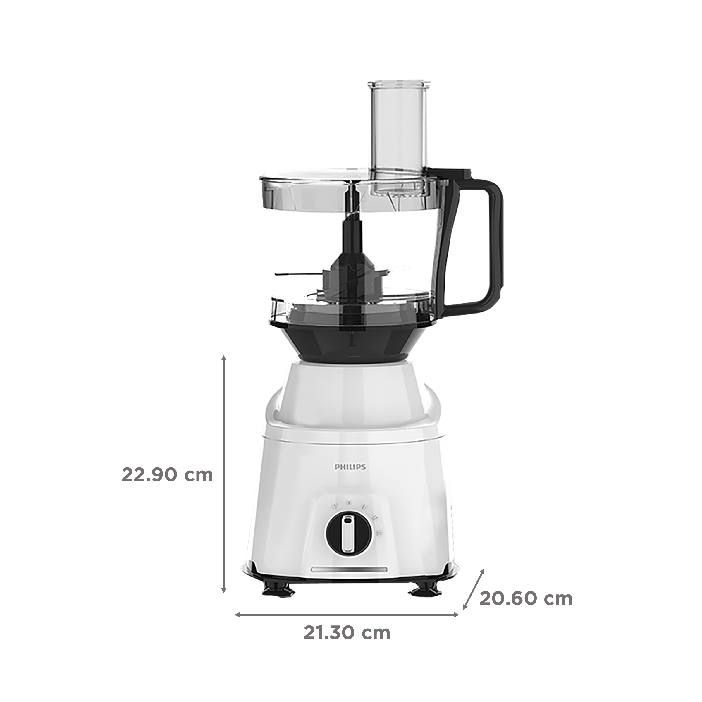 PHILIPS Viva Collection 750 Watt 4 Jars Mixer Grinder (19500 RPM, Gear Drive Technology, Black/White) PHILIPS Viva Collection 750 Watt 4 Jars Mixer Grinder (19500 RPM, Gear Drive Technology, Black/White)_3