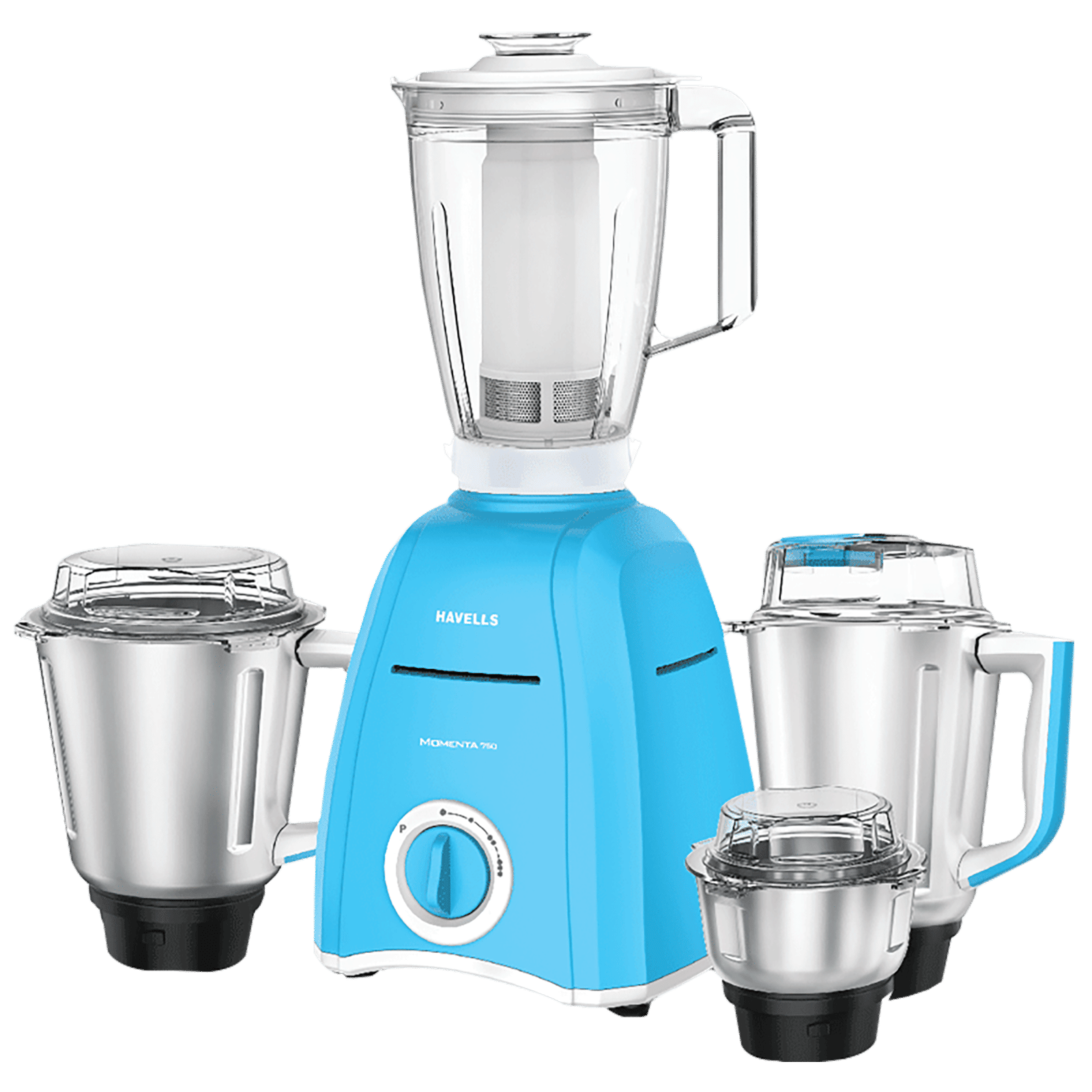 HAVELLS Momenta NV 750 Watt 4 Jars Mixer Grinder (21000 RPM, Built-in Overload Protection, Blue) HAVELLS Momenta NV 750 Watt 4 Jars Mixer Grinder (21000 RPM, Built-in Overload Protection, Blue)_1