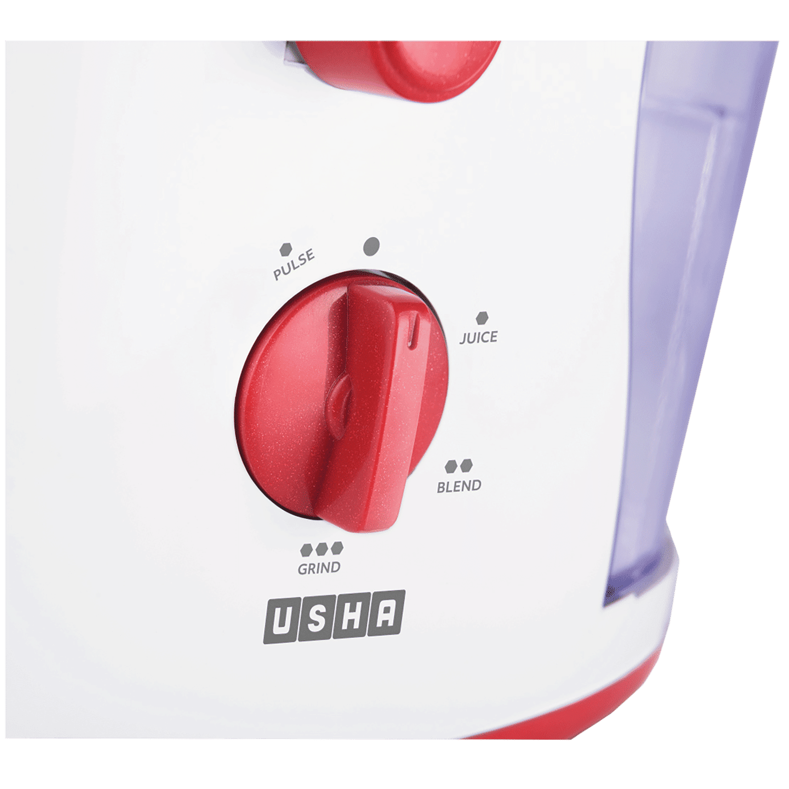 USHA 500 Watt 3 Jars Juicer Mixer Grinder (Anti-Skid Rubber Feet, Red/White) USHA 500 Watt 3 Jars Juicer Mixer Grinder (Anti-Skid Rubber Feet, Red/White)_5