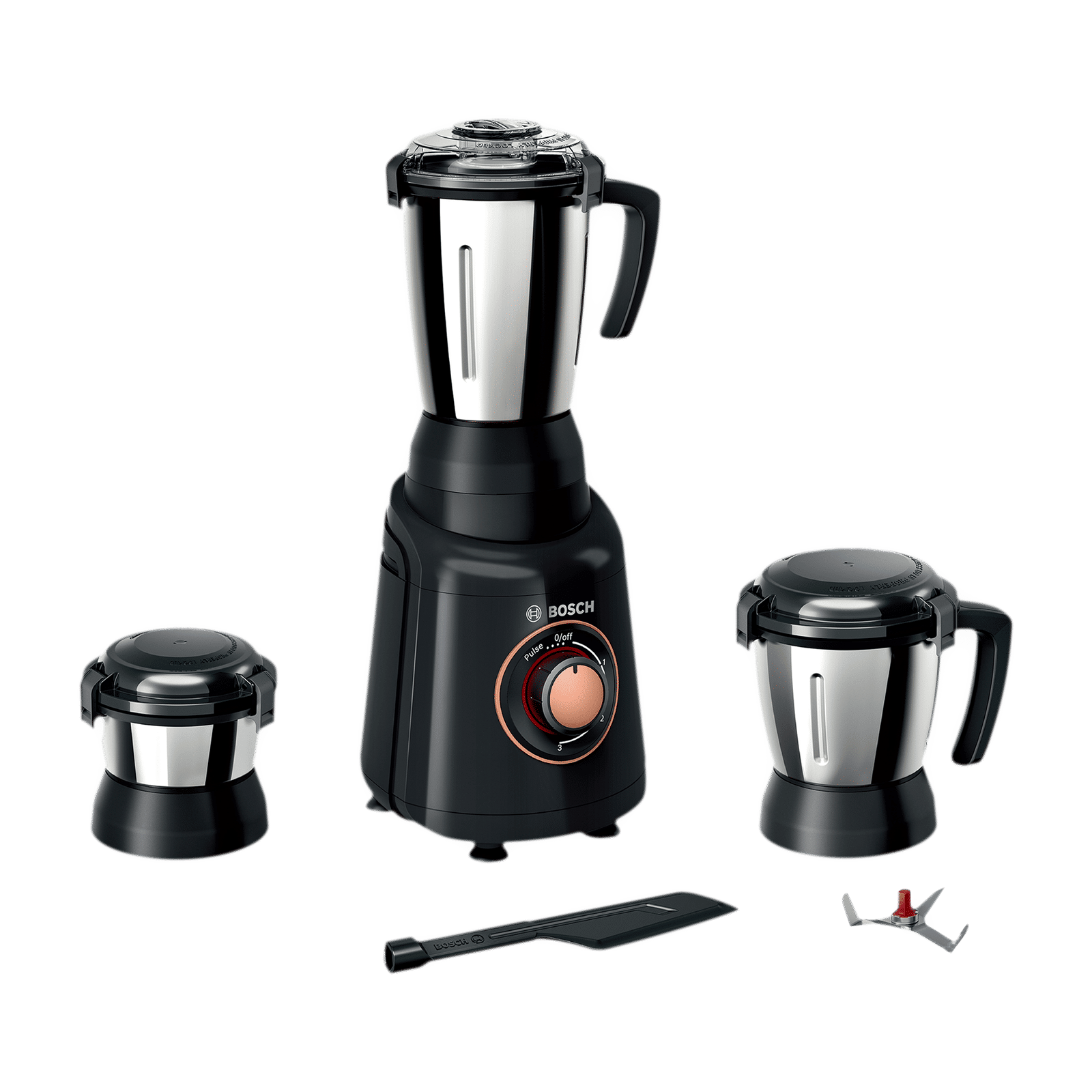 BOSCH TrueMixx Bold 600 Watt 3 Jars Mixer Grinder (22000 RPM, HiFlux Motor, Black) BOSCH TrueMixx Bold 600 Watt 3 Jars Mixer Grinder (22000 RPM, HiFlux Motor, Black)_1