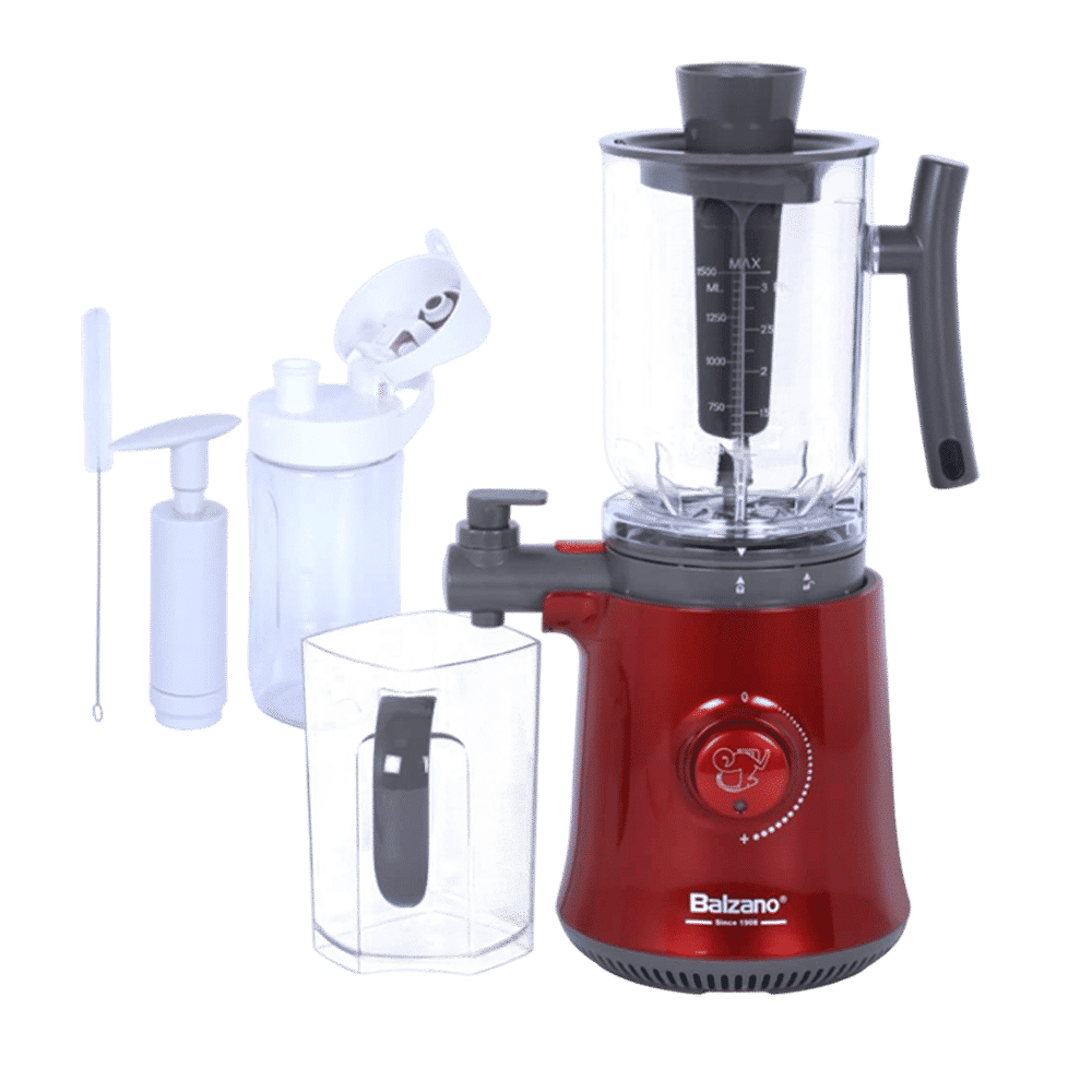 Balzano Yoga 600 Watt 1 Jar Blender (7000 RPM, Low Oxidation & Noise, Red) Balzano Yoga 600 Watt 1 Jar Blender (7000 RPM, Low Oxidation & Noise, Red)_4