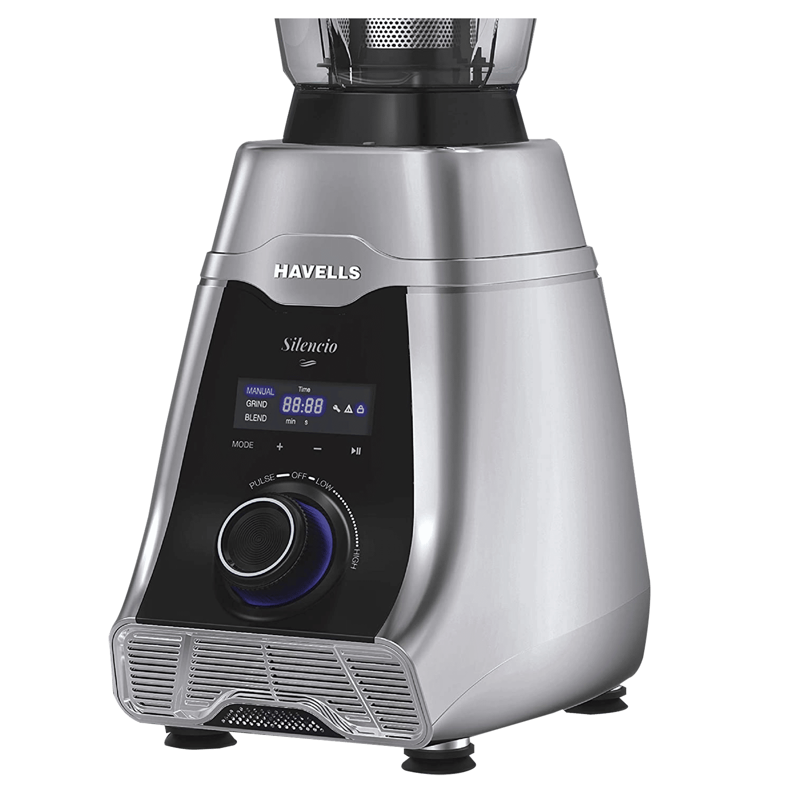 HAVELLS Silencio 500 Watt 4 Jars Mixer Grinder (Digital Display & Touch Control, Black & Silver) HAVELLS Silencio 500 Watt 4 Jars Mixer Grinder (Digital Display & Touch Control, Black & Silver)_5
