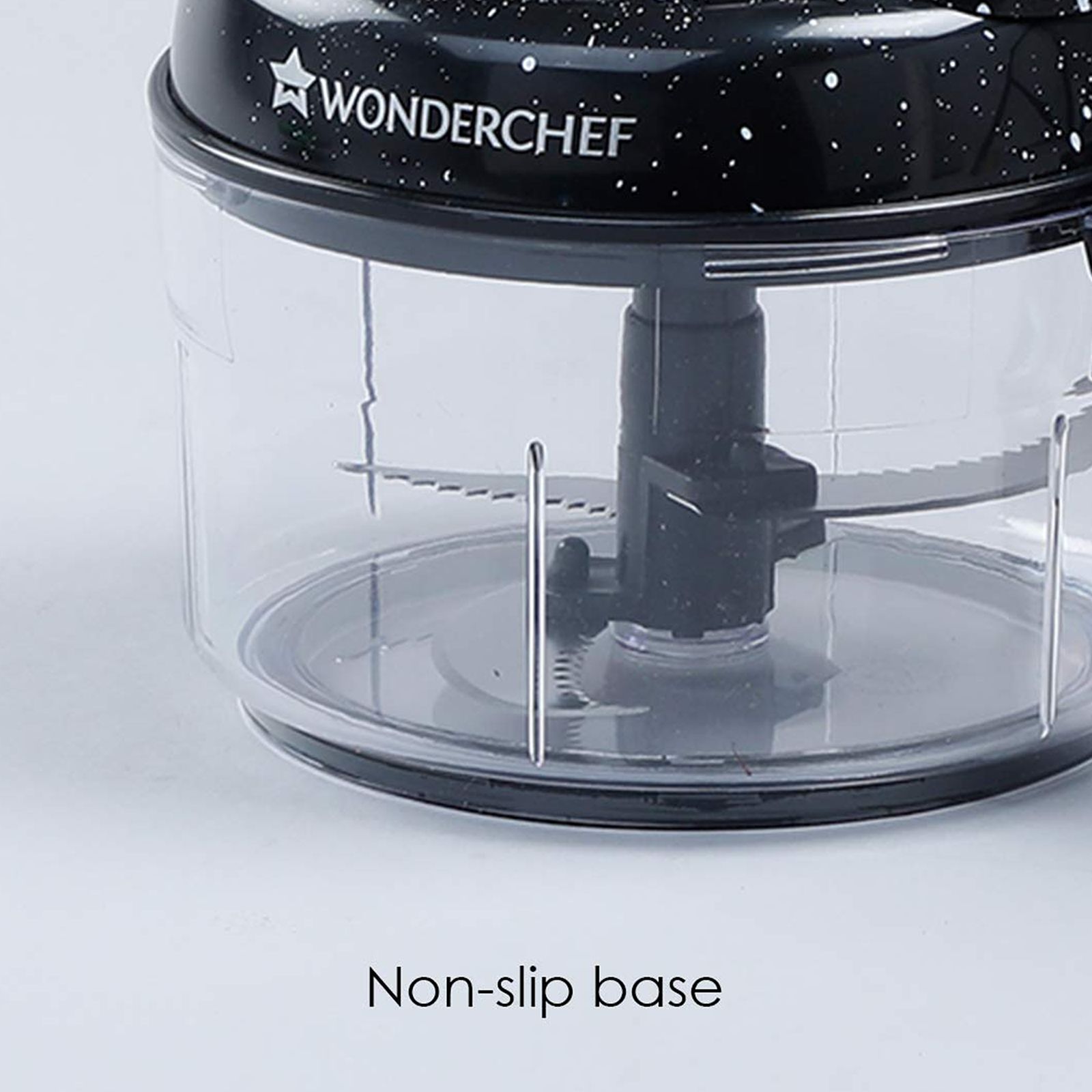 WONDERCHEF Turbo Vegetable & Fruit Chopper with 3 Blades (Black) WONDERCHEF Turbo Vegetable & Fruit Chopper with 3 Blades (Black)_17